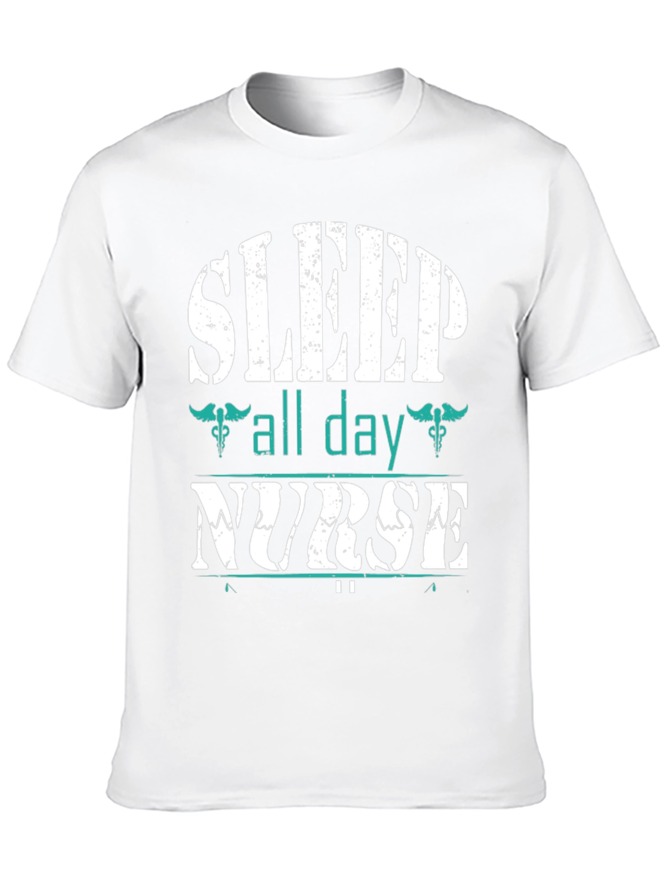 Sleep All Day Nurse Graphic Tee