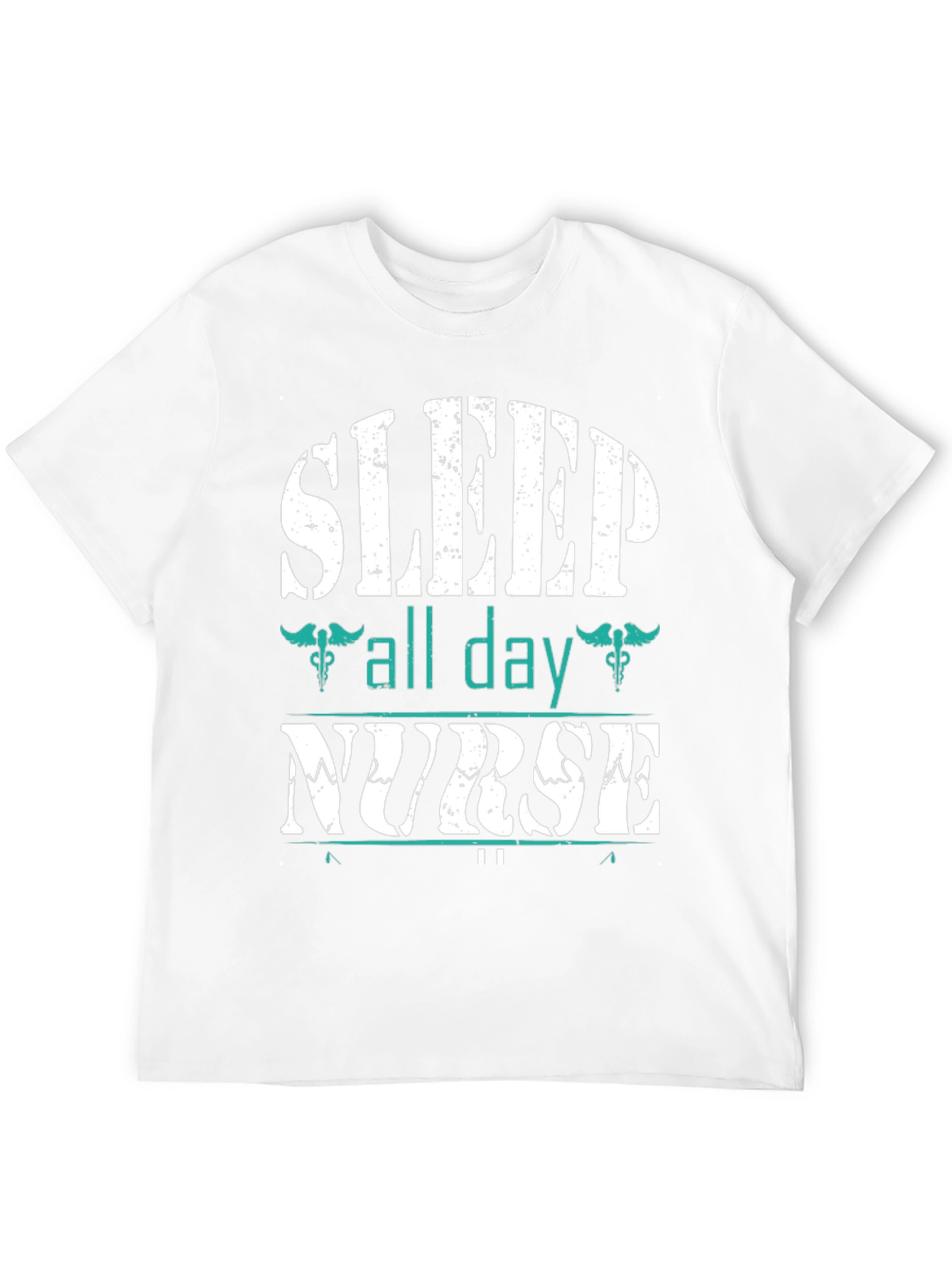 Sleep All Day Nurse Graphic Tee