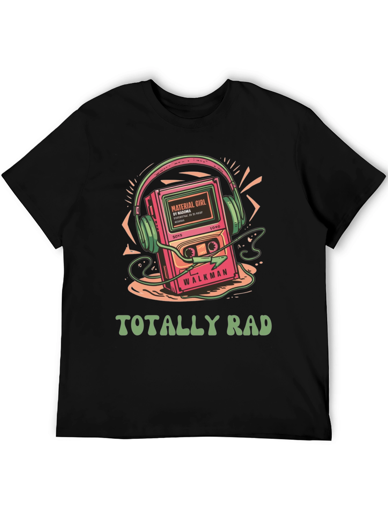 Totally Rad 80s Retro Cassette T-Shirt
