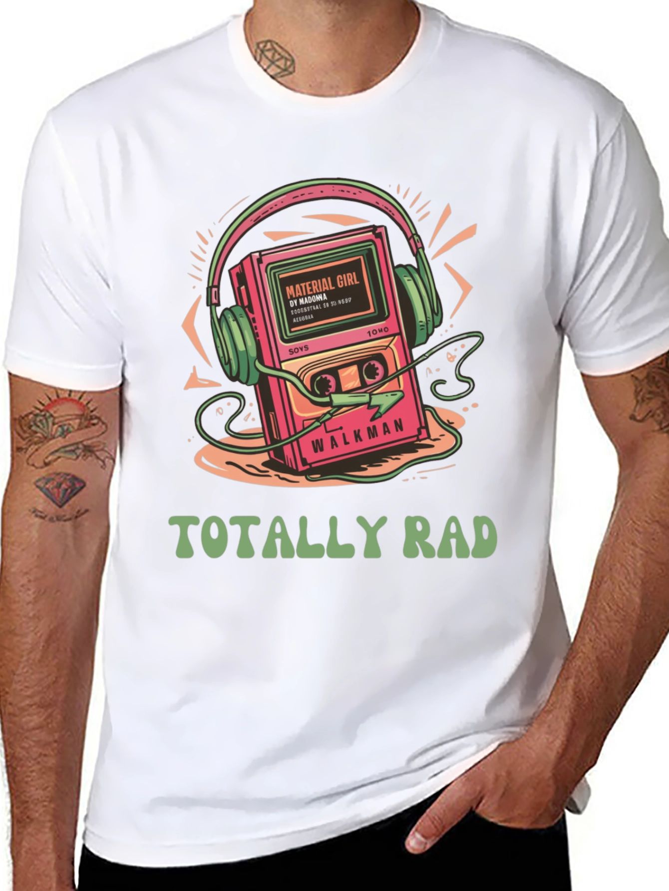 Totally Rad 80s Retro Cassette T-Shirt