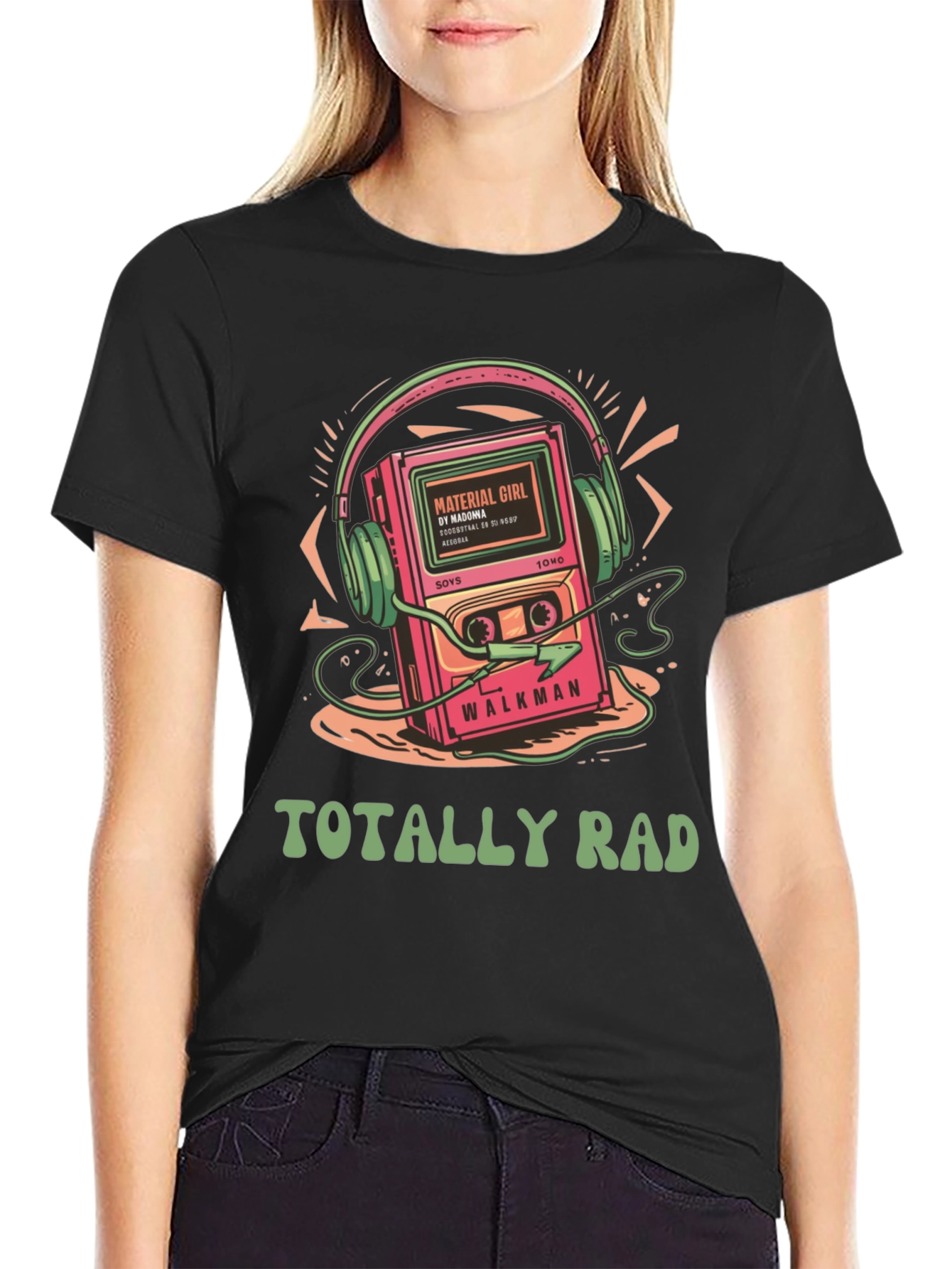 Totally Rad 80s Retro Cassette T-Shirt