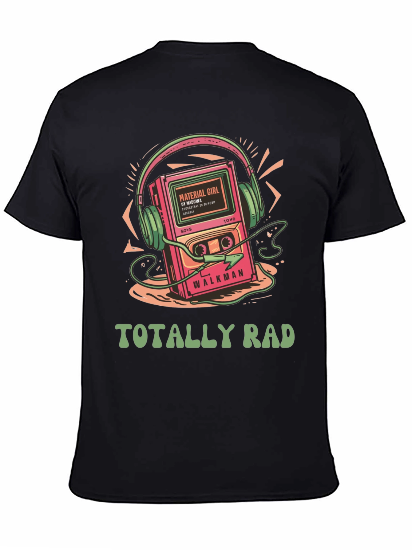 Totally Rad 80s Retro Cassette T-Shirt