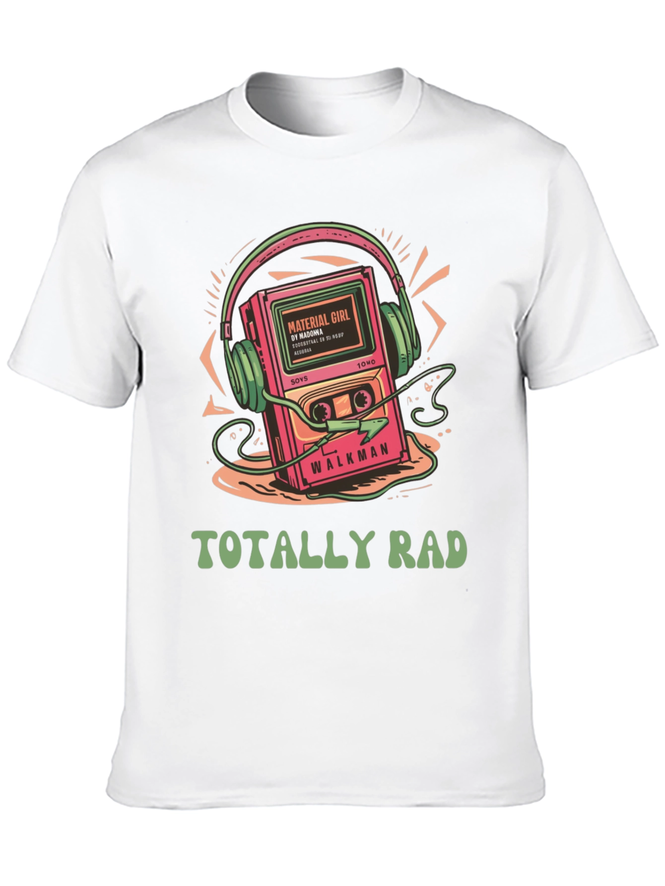 Totally Rad 80s Retro Cassette T-Shirt