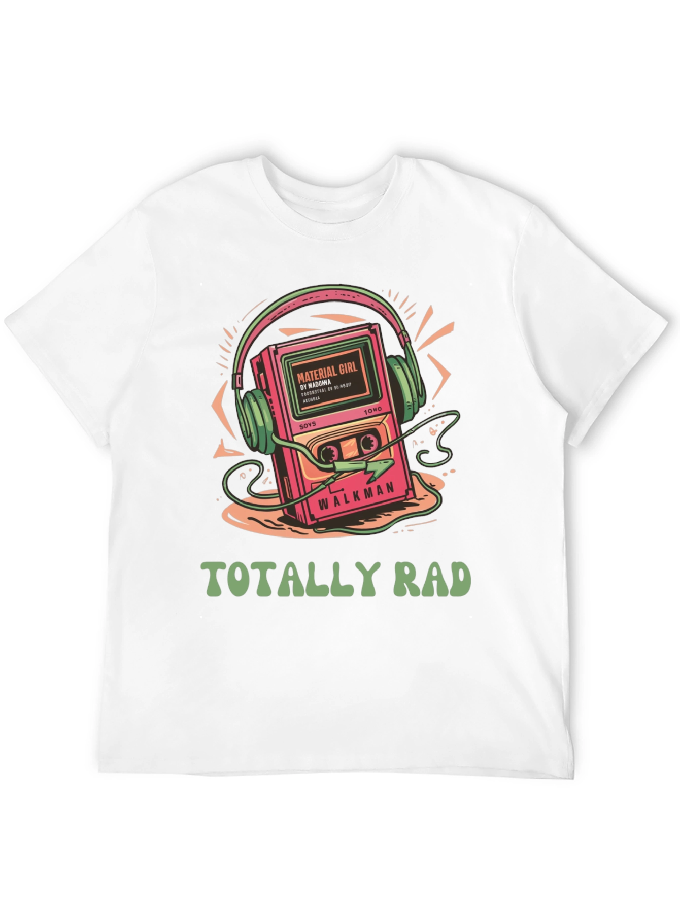 Totally Rad 80s Retro Cassette T-Shirt