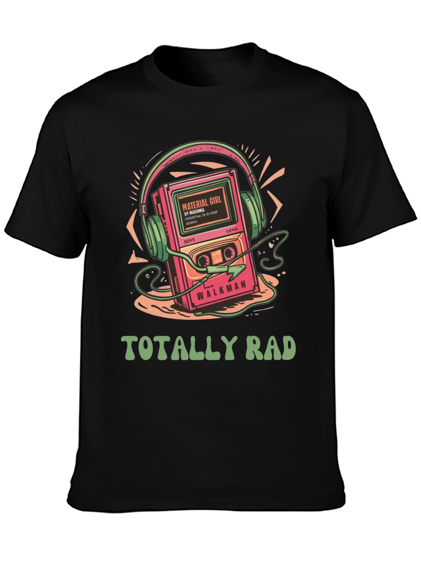 Totally Rad 80s Retro Cassette T-Shirt