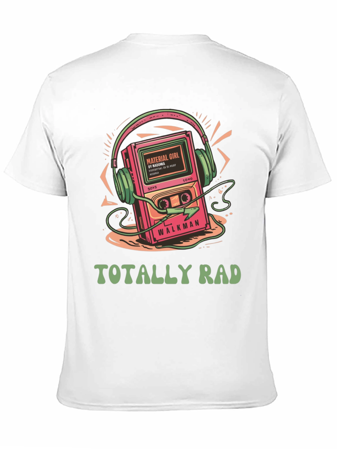 Totally Rad 80s Retro Cassette T-Shirt