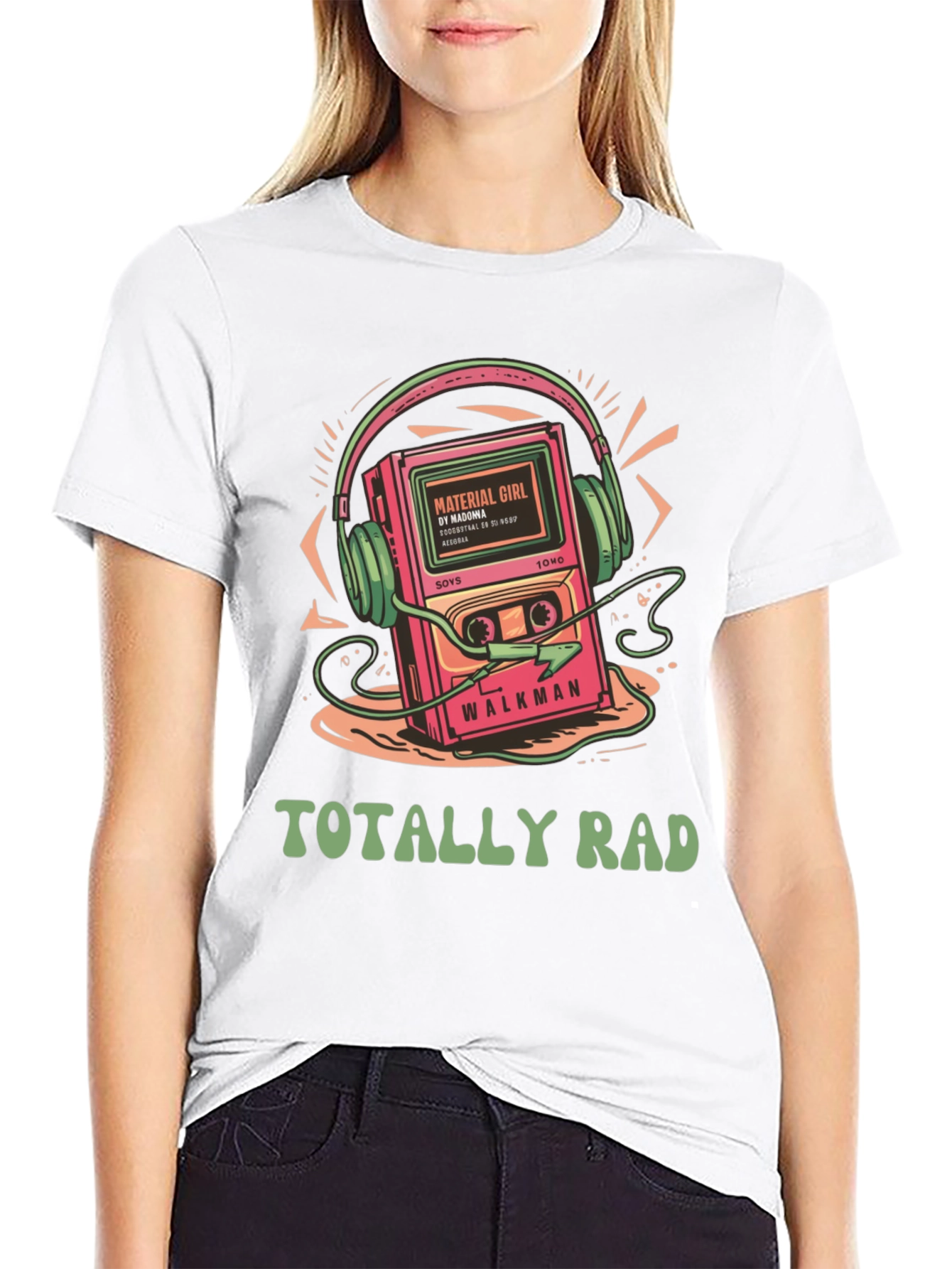 Totally Rad 80s Retro Cassette T-Shirt