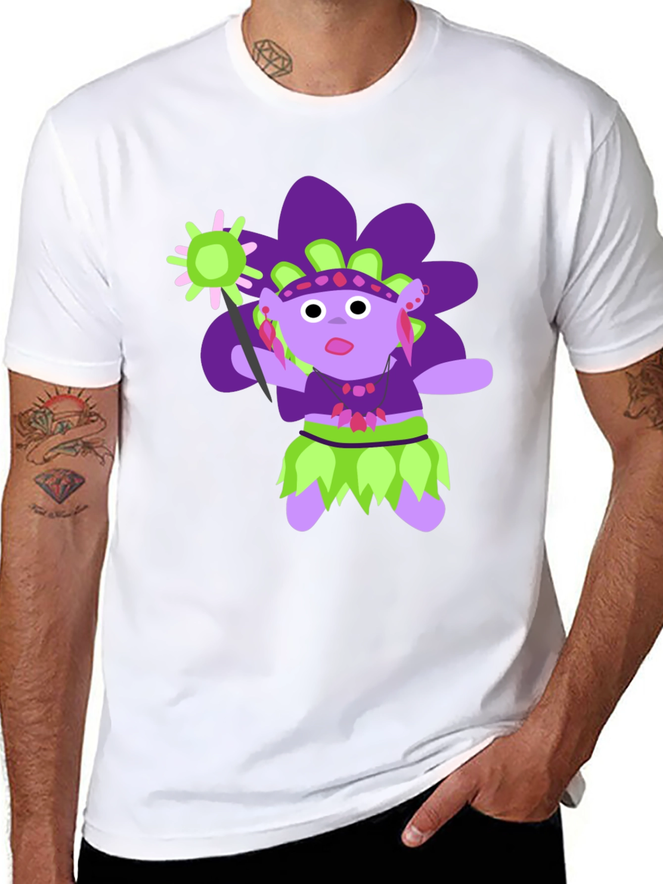 Troll Doll Graphic Tee - Novelty Unisex T-Shirt