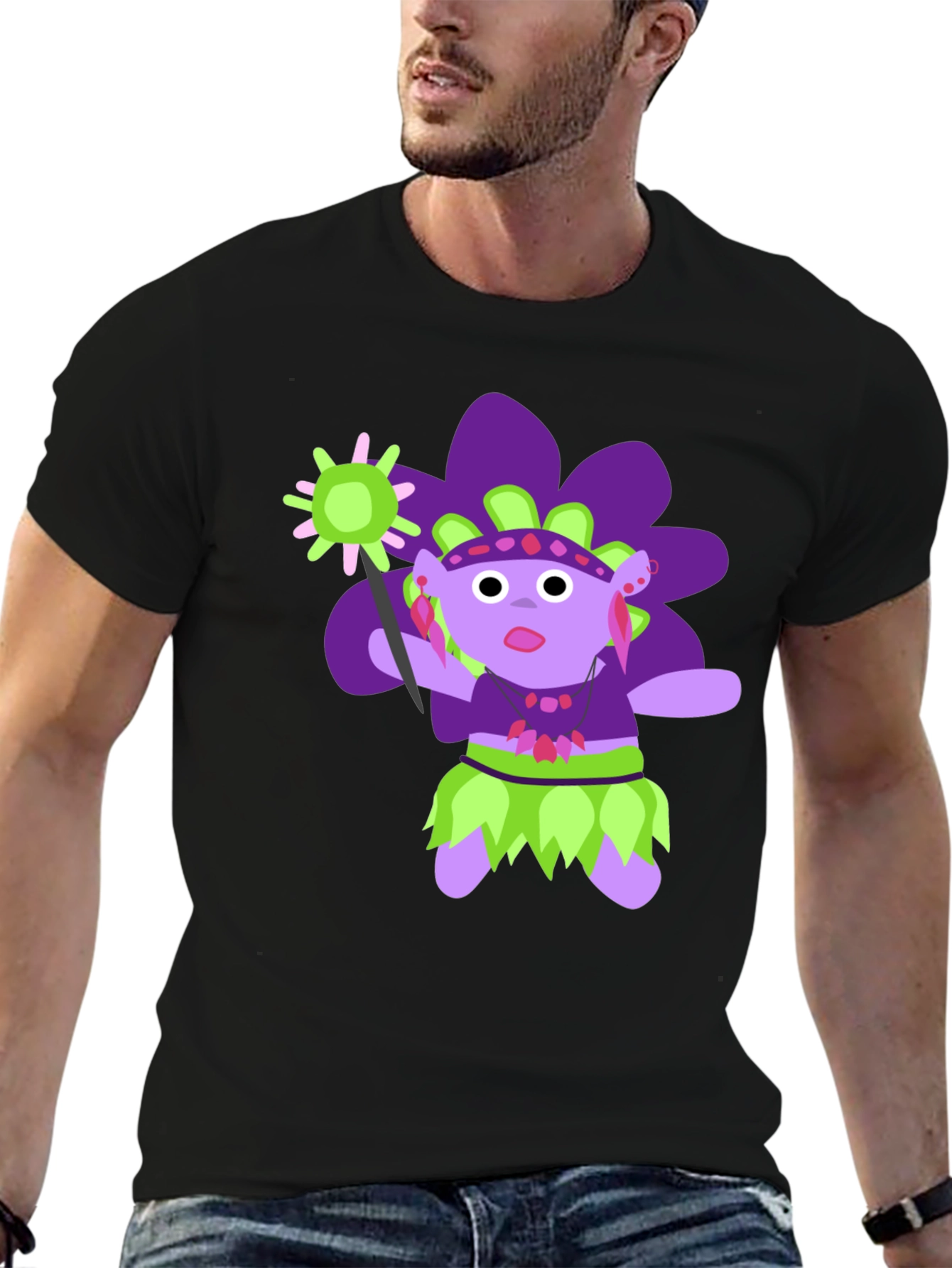 Troll Doll Graphic Tee - Novelty Unisex T-Shirt