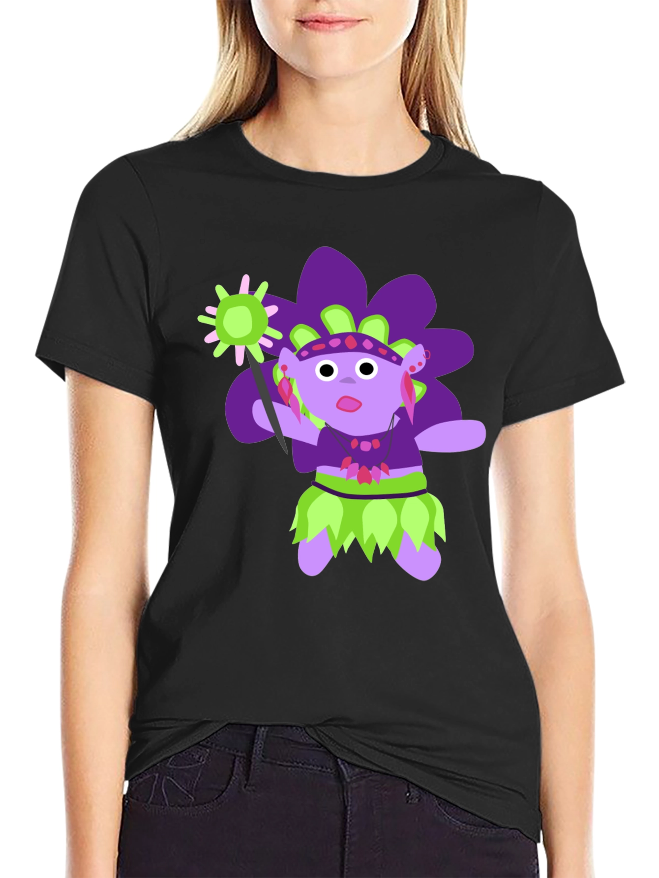 Troll Doll Graphic Tee - Novelty Unisex T-Shirt