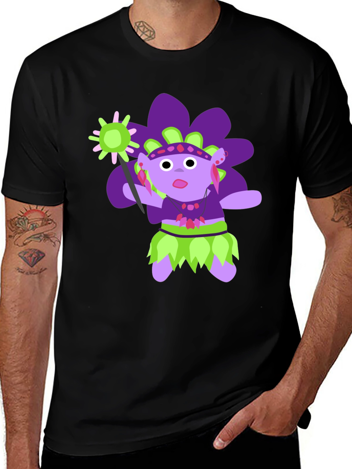 Troll Doll Graphic Tee - Novelty Unisex T-Shirt