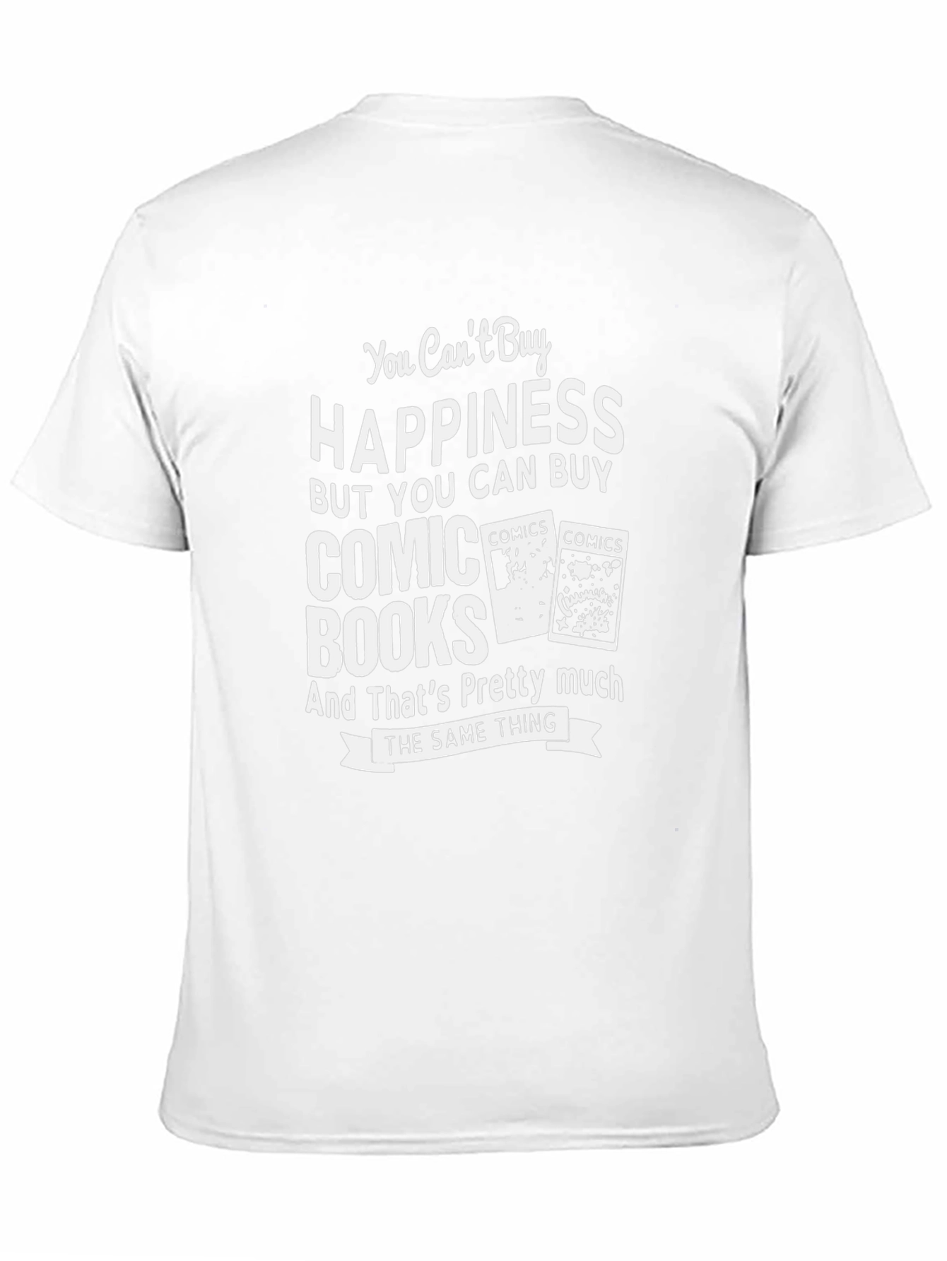 Funny Comic Book Lover T-Shirt - Happiness