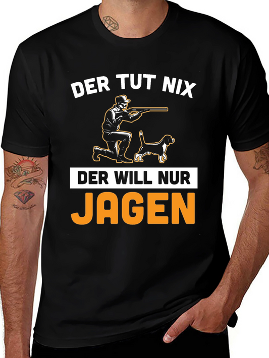 Hunter Dog Graphic Tee - Der tut nix der will nur jagen