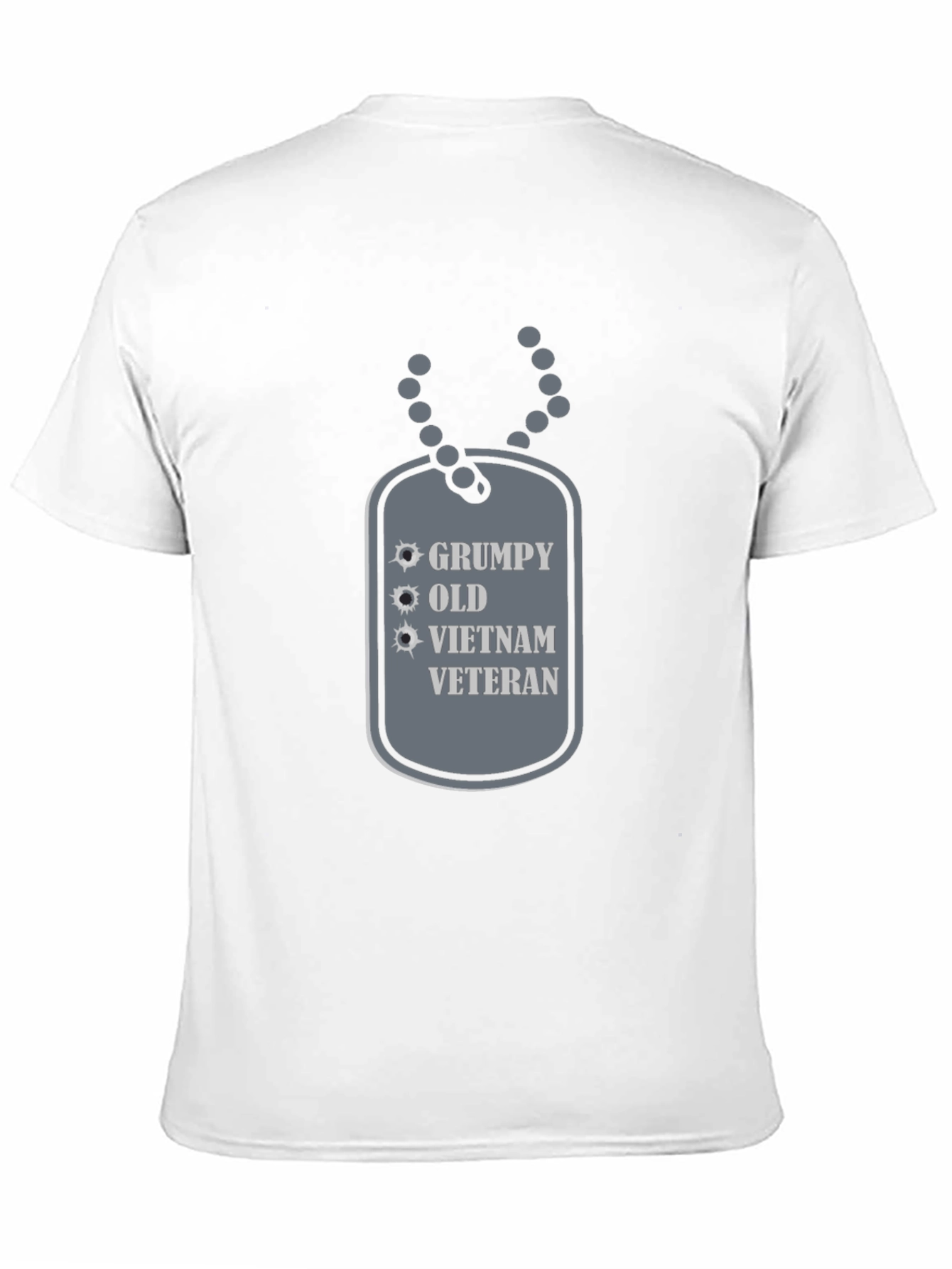 Grumpy Old Vietnam Veteran Graphic Tee - Black