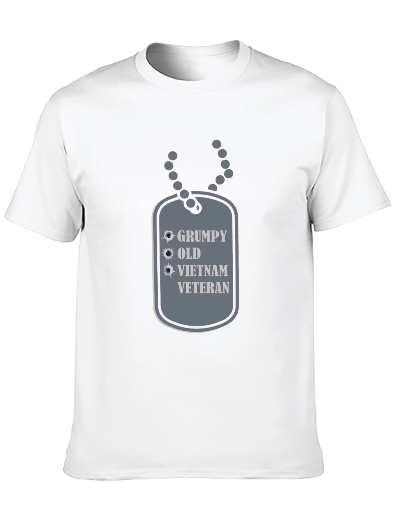 Grumpy Old Vietnam Veteran Graphic Tee - Black