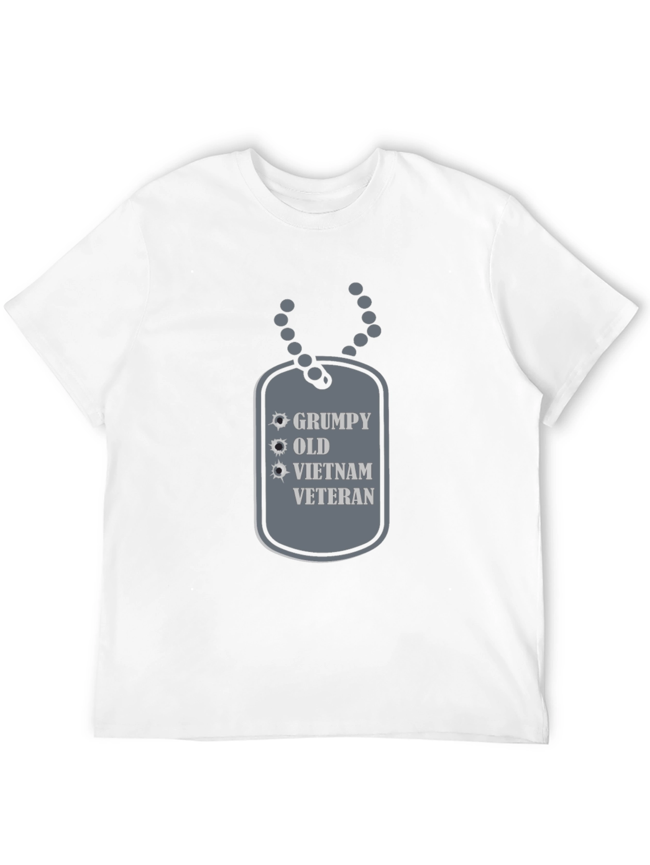 Grumpy Old Vietnam Veteran Graphic Tee - Black