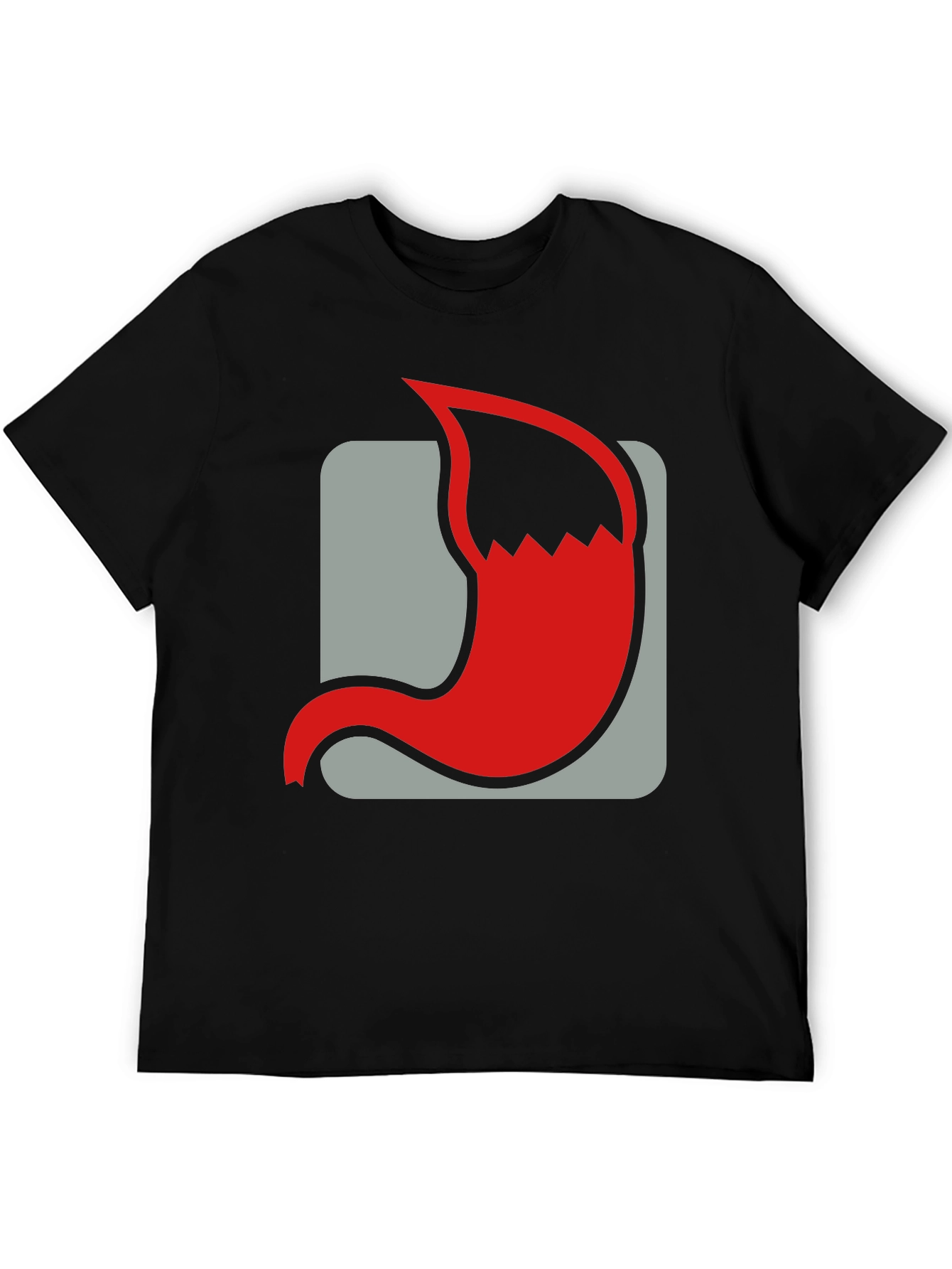 Red Fox Tail Graphic T-Shirt