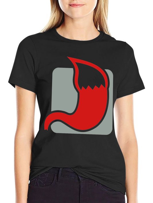 Red Fox Tail Graphic T-Shirt