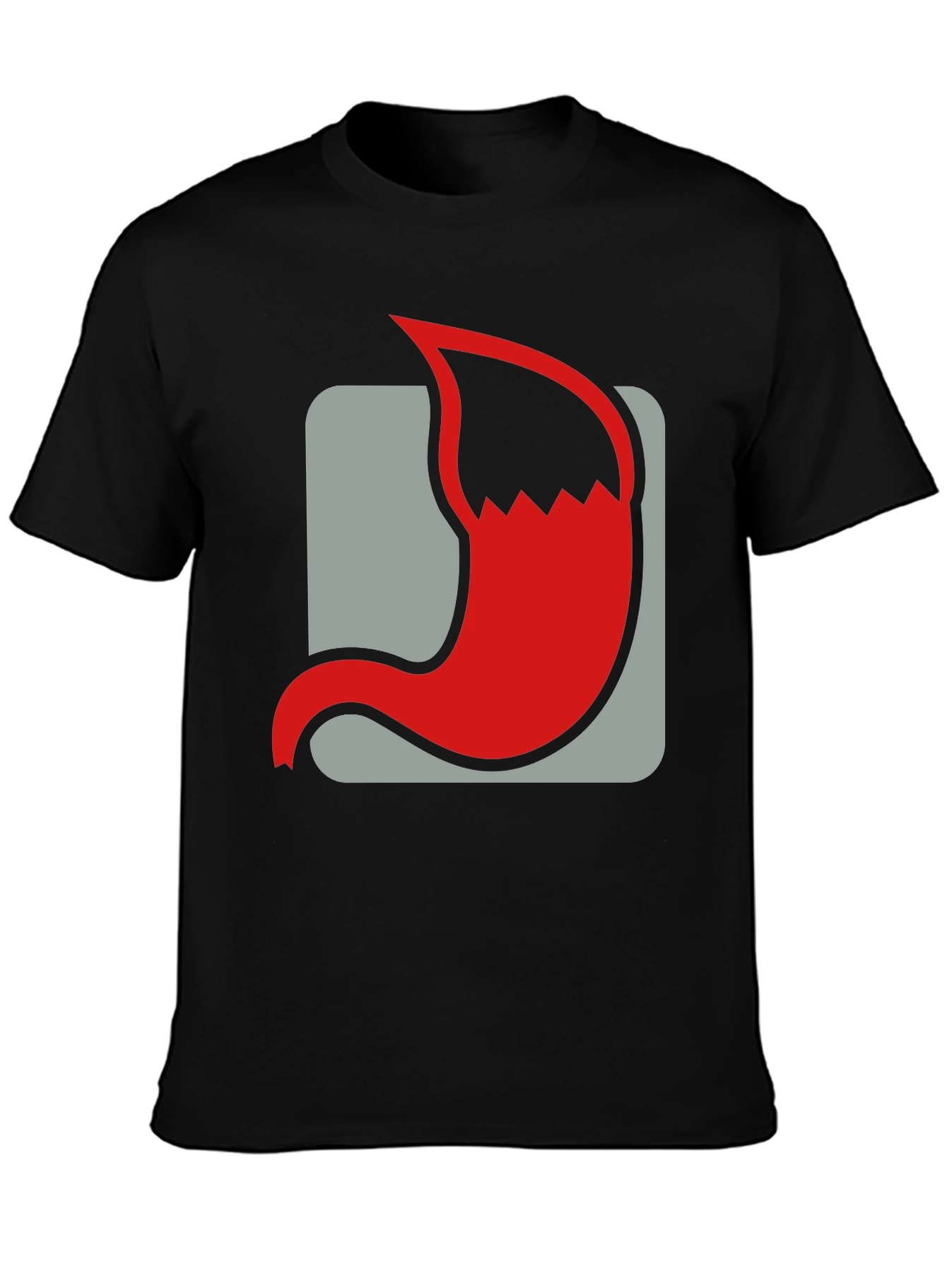 Red Fox Tail Graphic T-Shirt