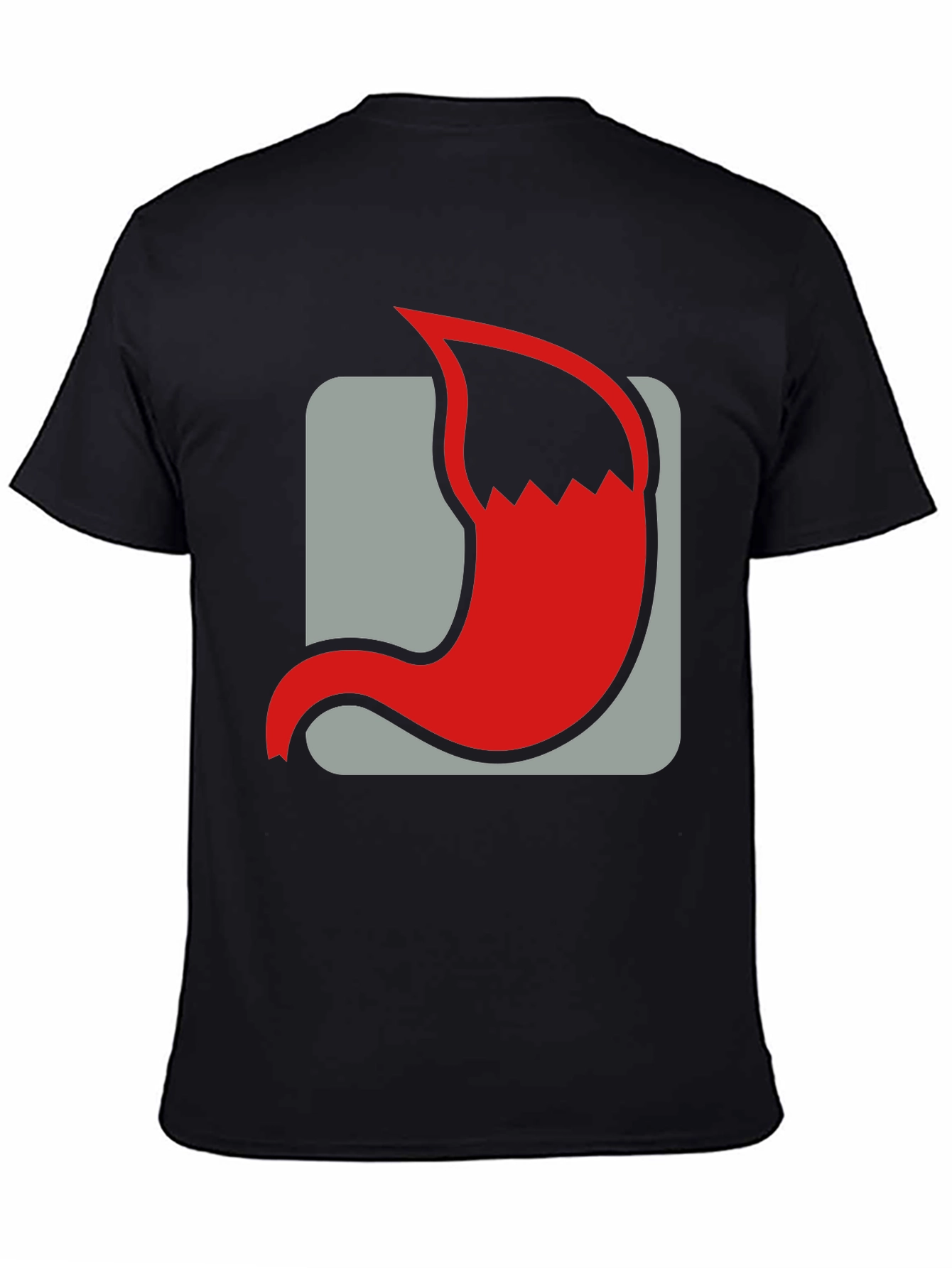Red Fox Tail Graphic T-Shirt