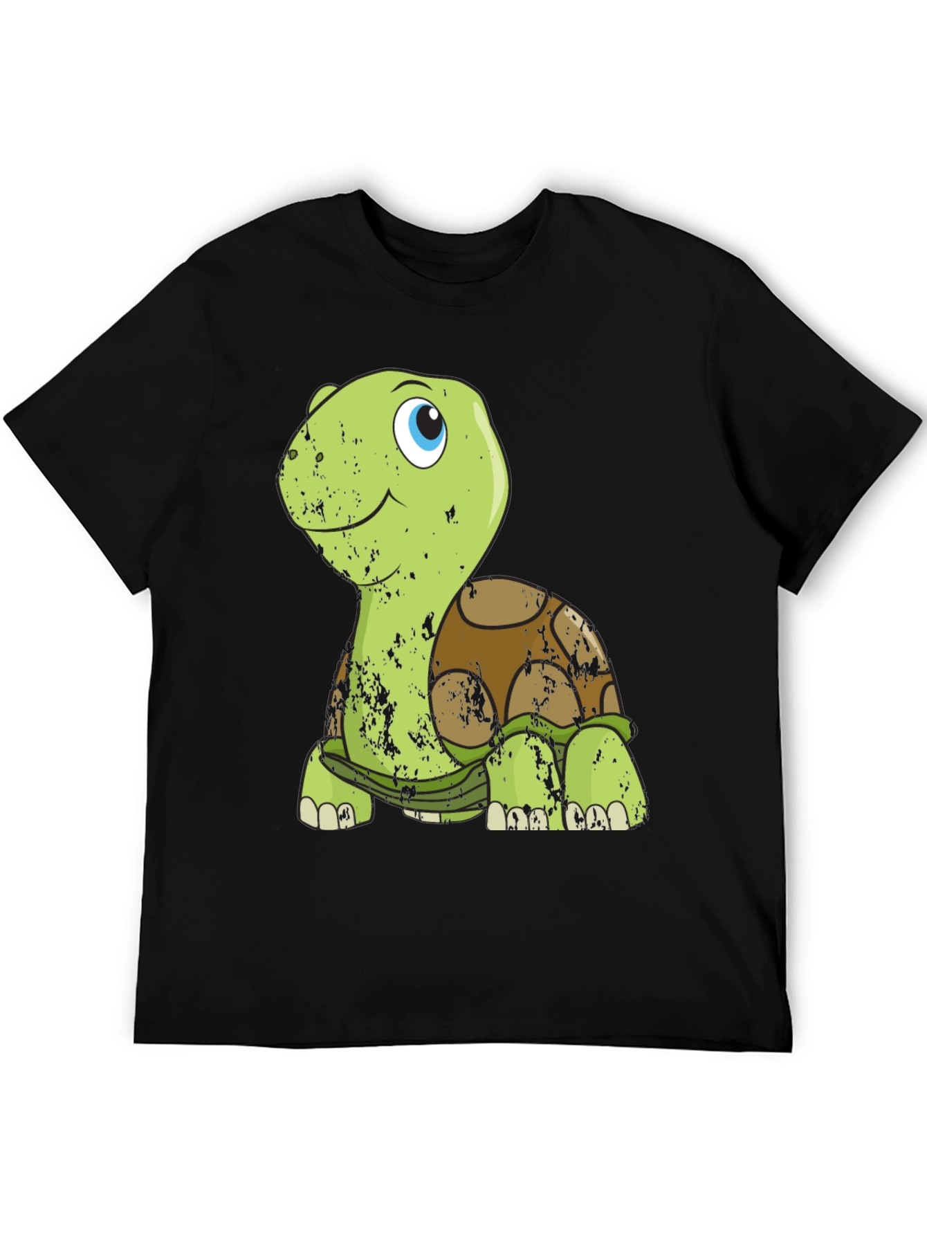 Cartoon Turtle Graphic Tee - Fun & Unique