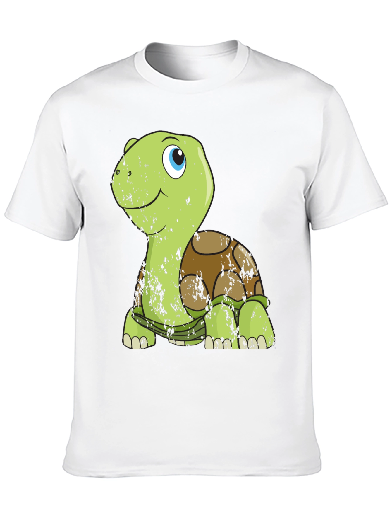 Cartoon Turtle Graphic Tee - Fun & Unique