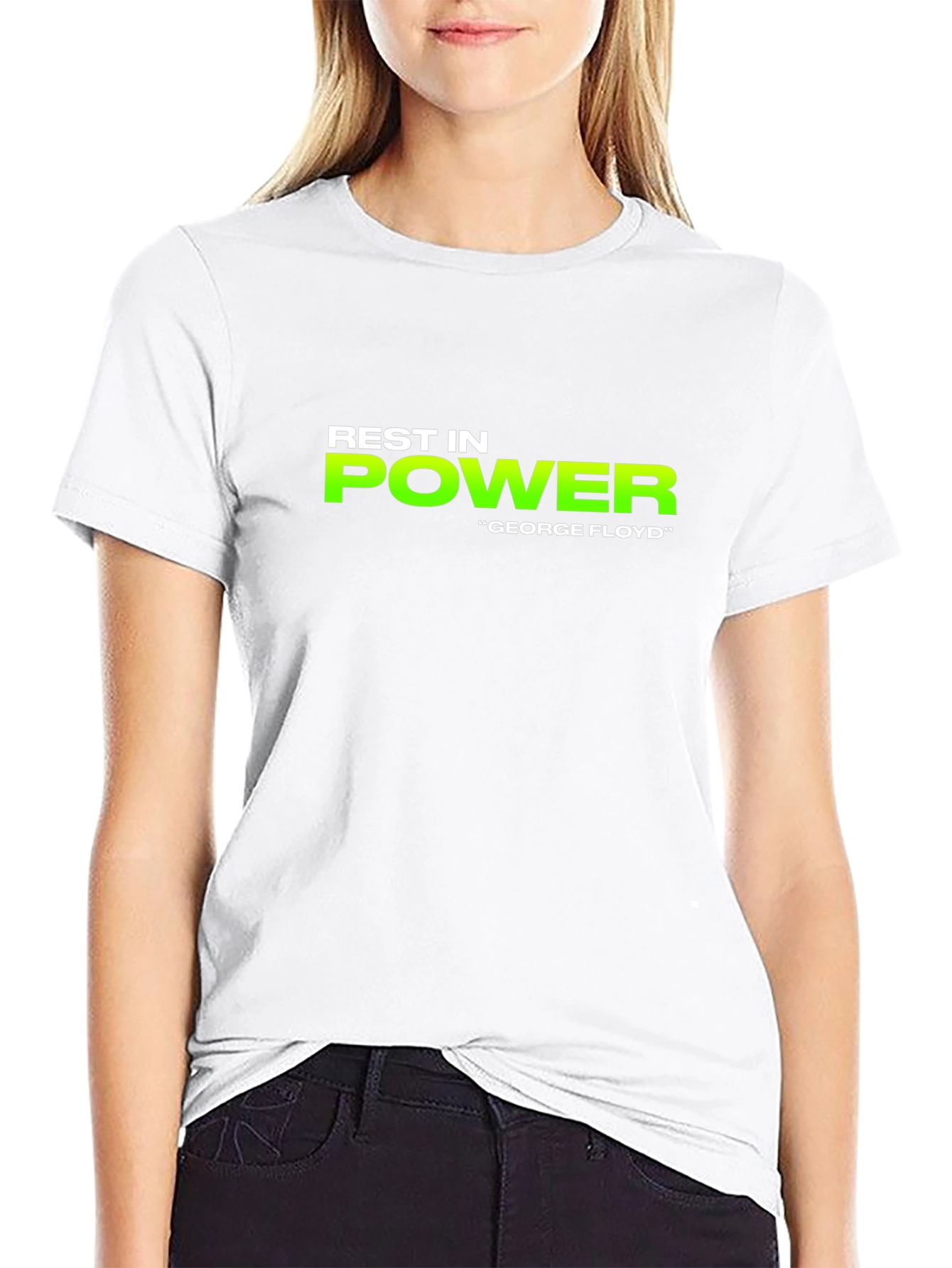 Rest in Power George Floyd Black T-Shirt
