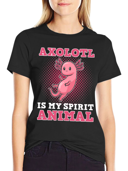 Axolotl Spirit Animal Graphic T-Shirt