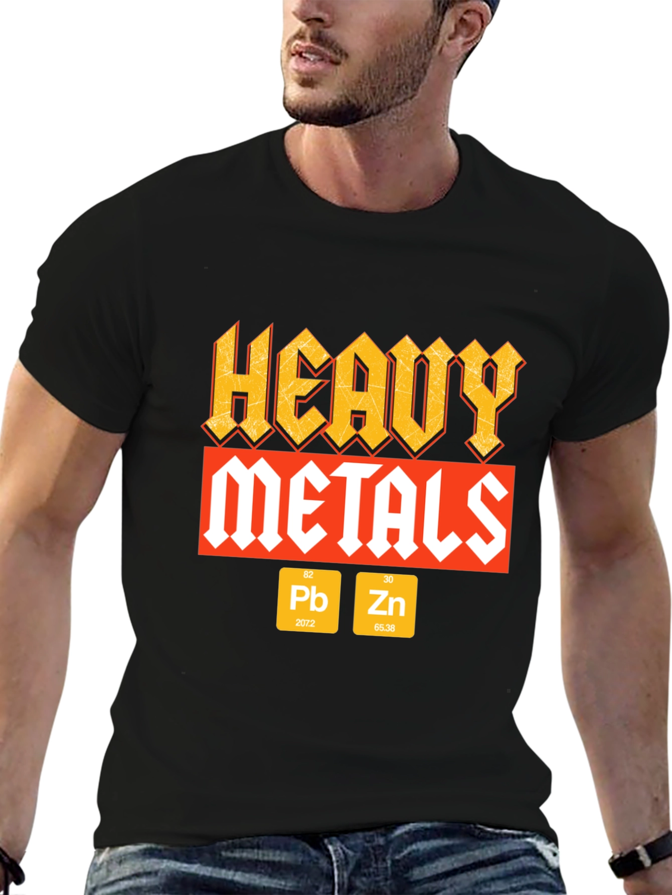 Heavy Metals Graphic T-Shirt - Rock and Roll Style