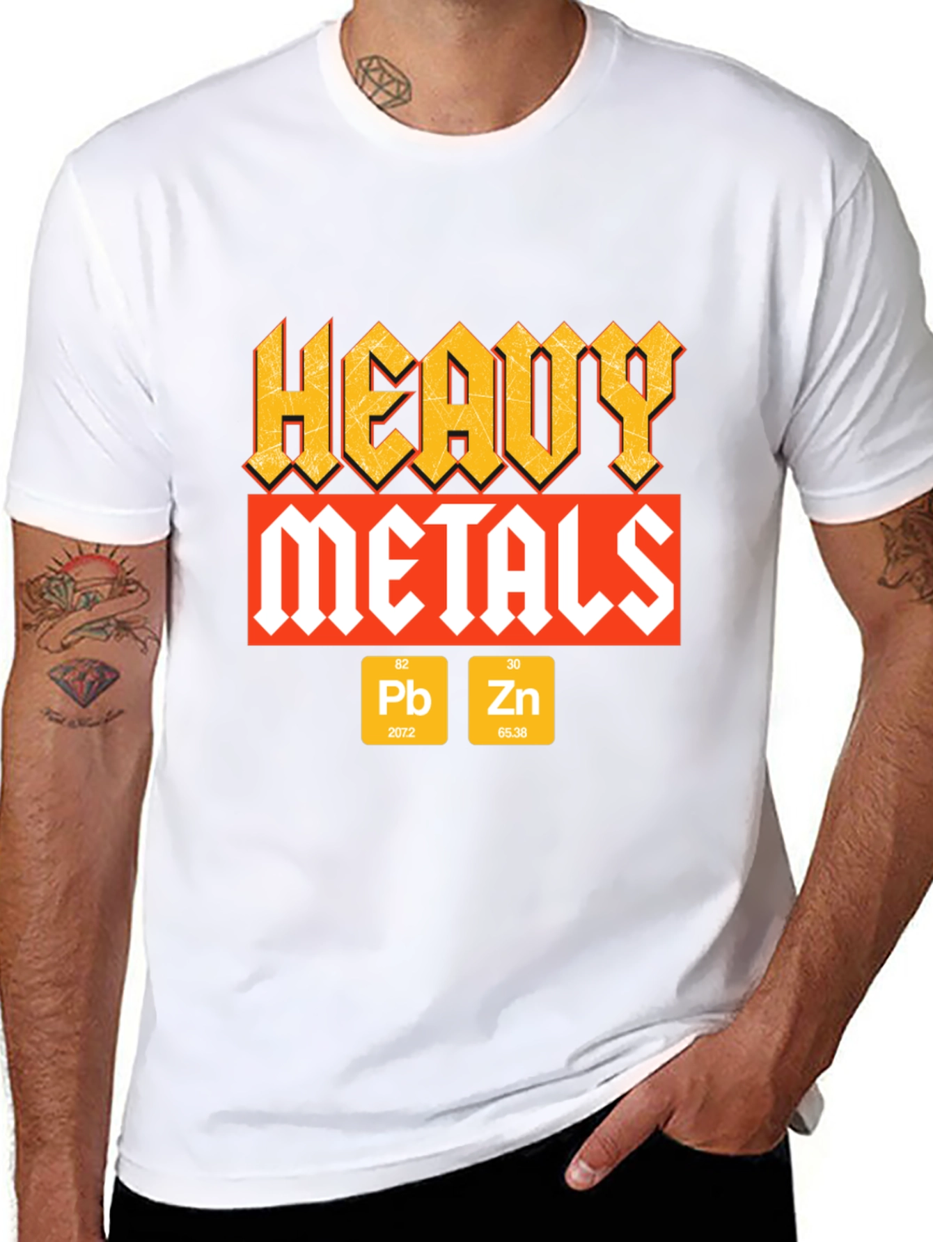Heavy Metals Graphic T-Shirt - Rock and Roll Style