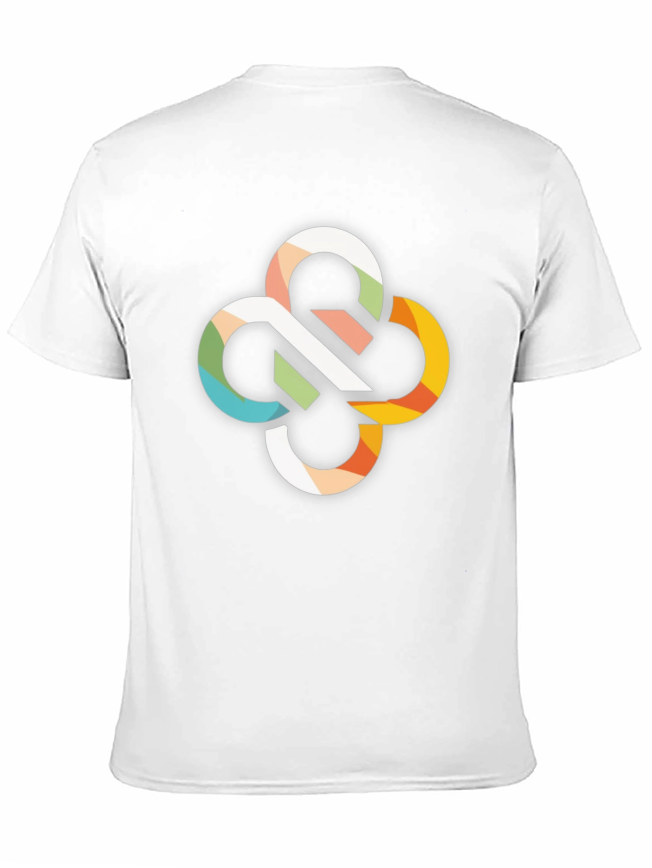 Abstract Pattern Black T-Shirt