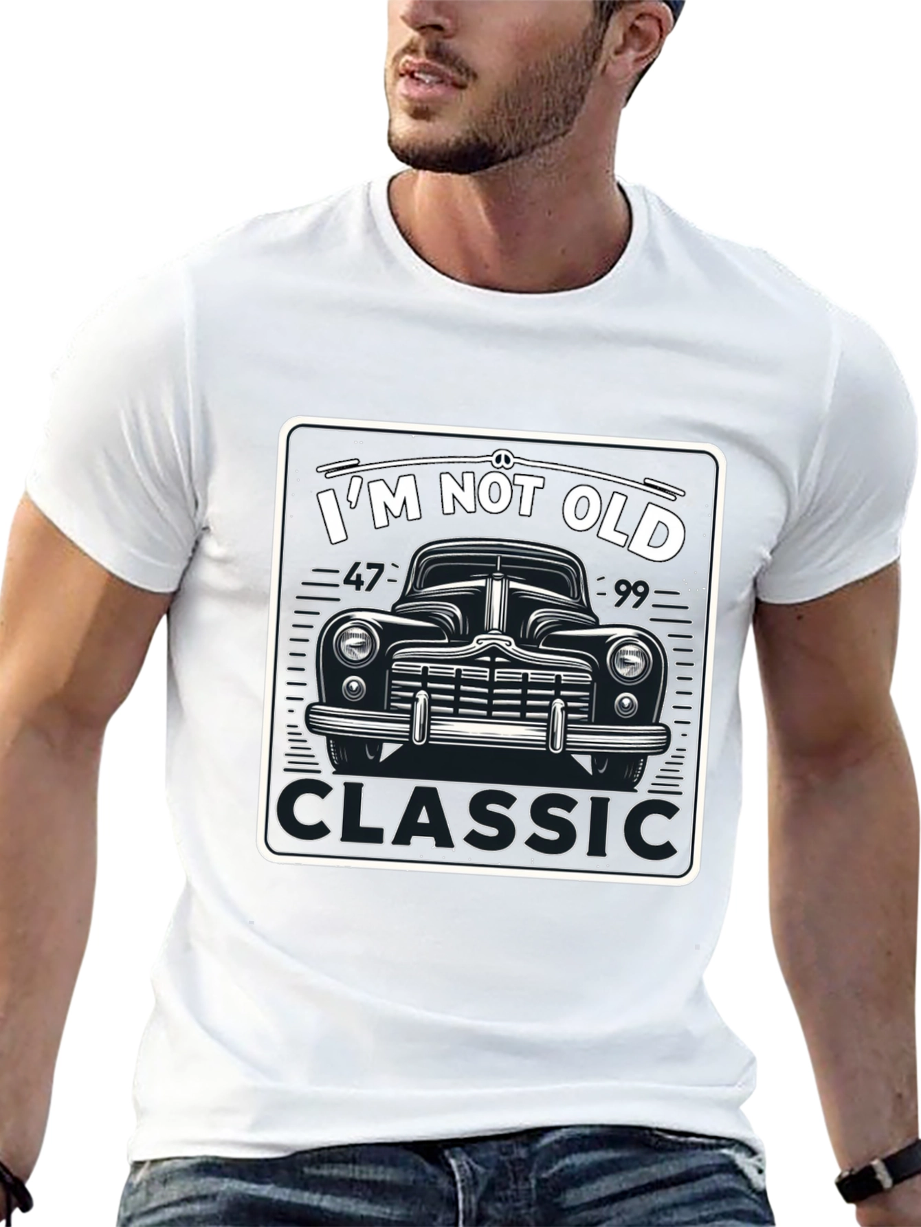 Classic Car Graphic T-Shirt - Im Not Old
