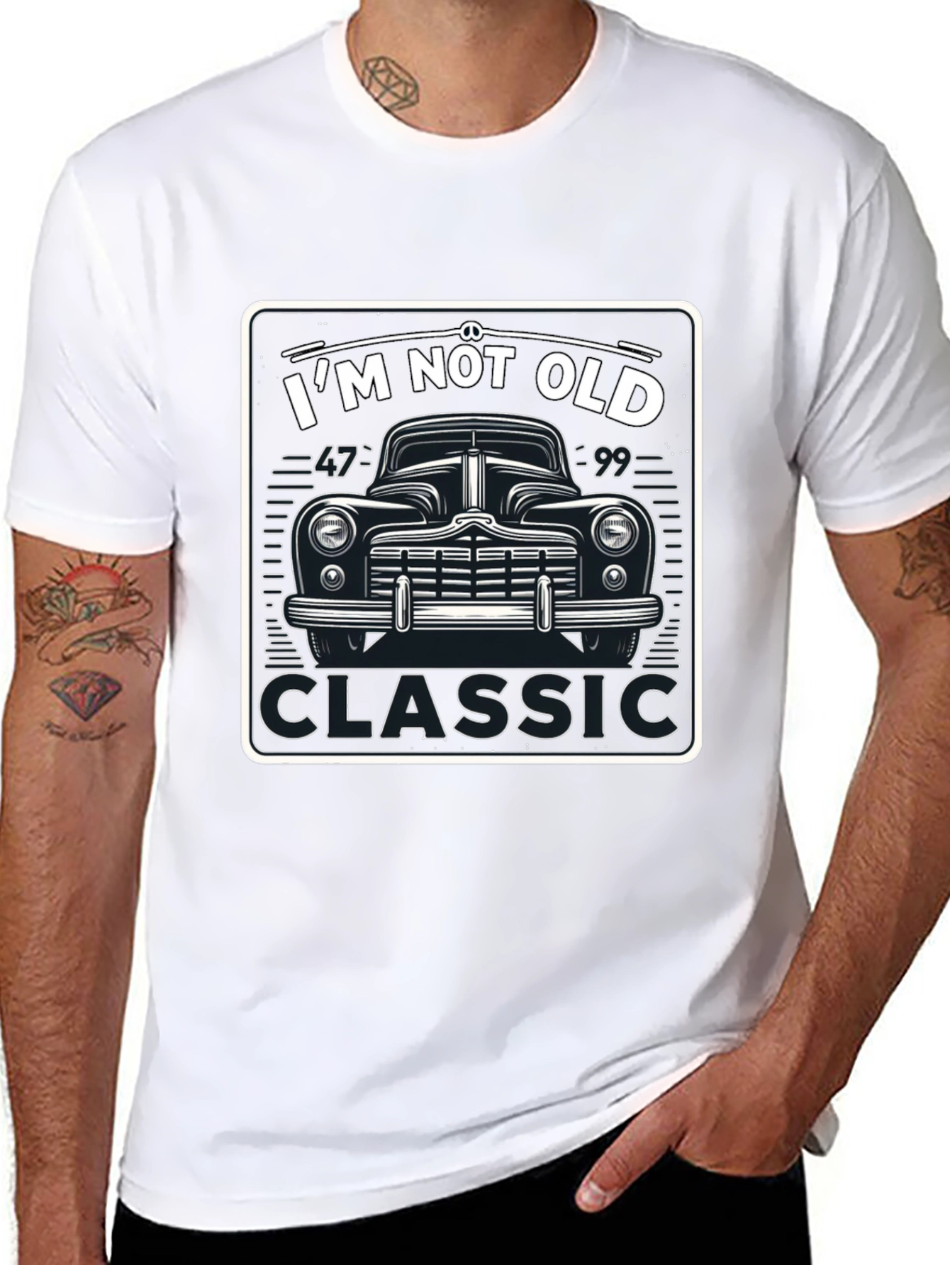Classic Car Graphic T-Shirt - Im Not Old