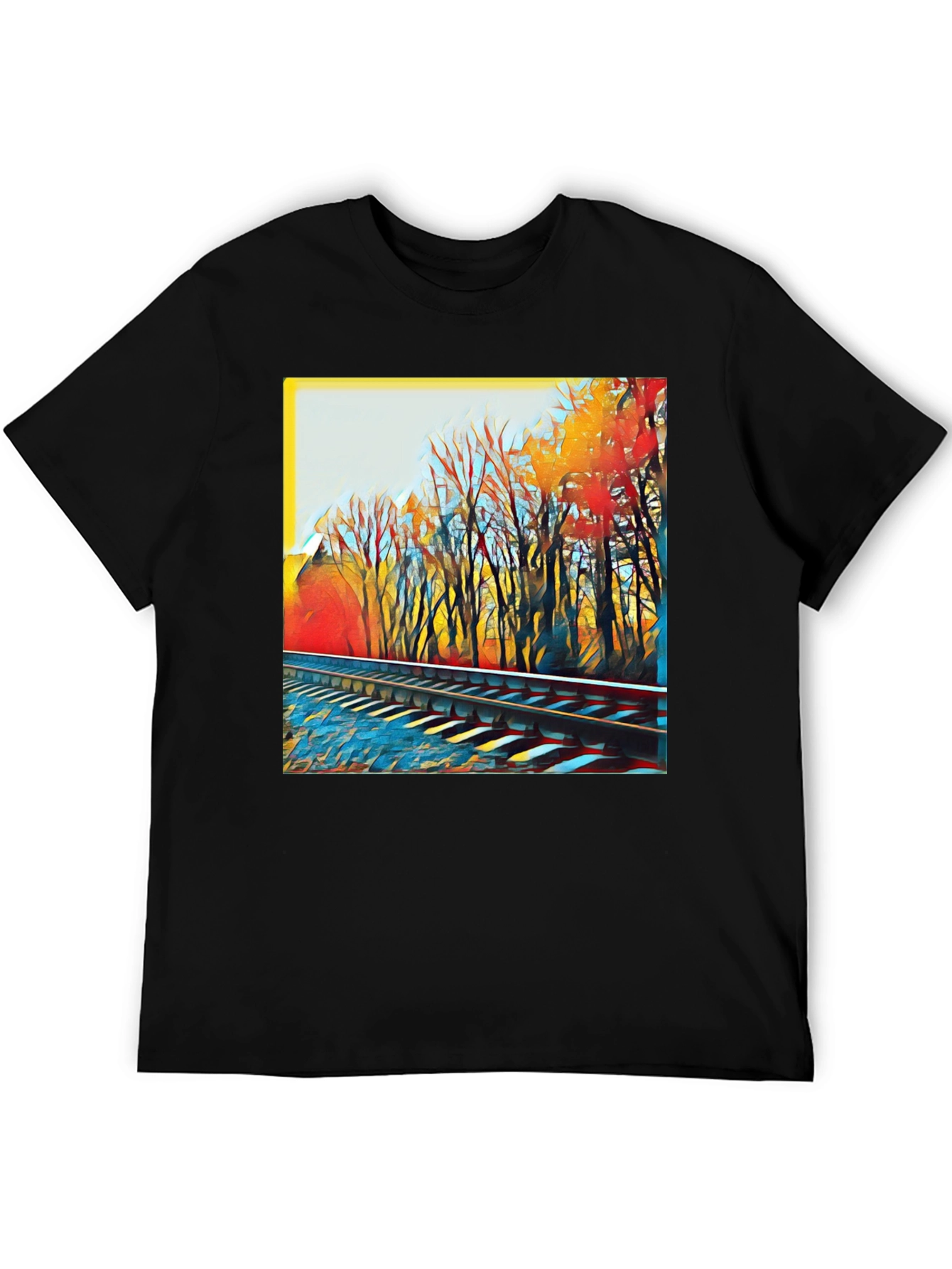 Autumn Rails Graphic Tee