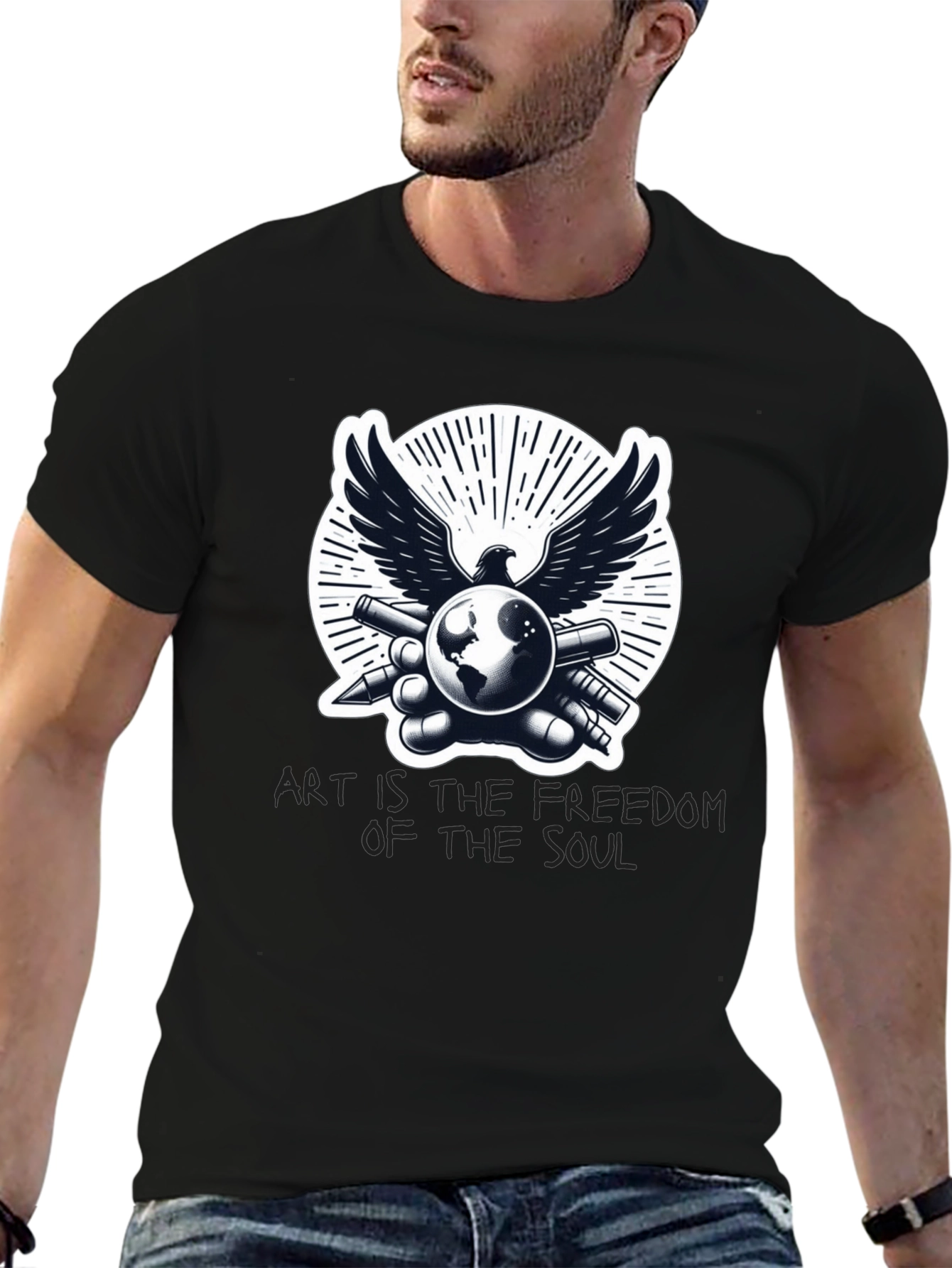 Art is Freedom Graphic T-Shirt