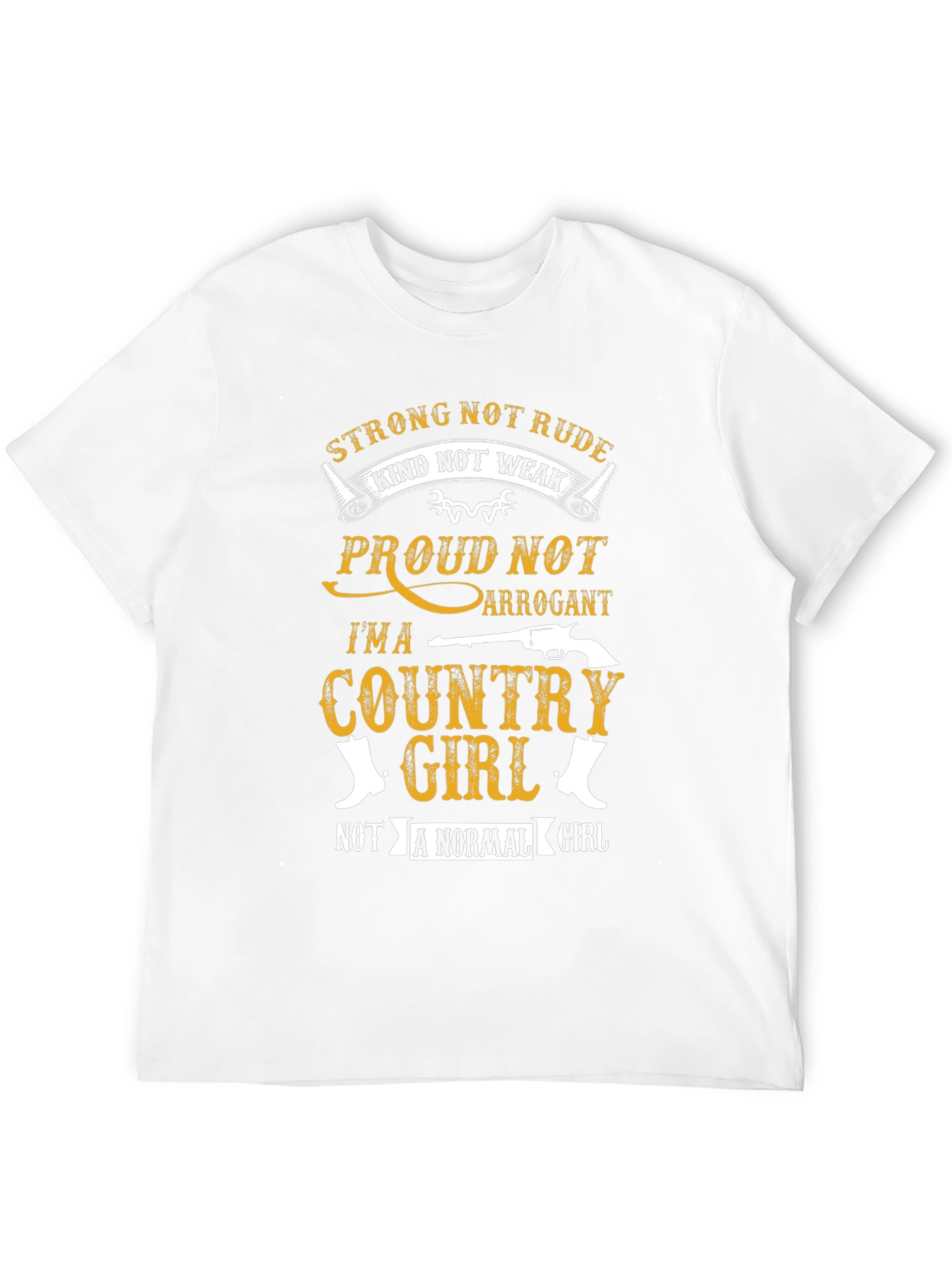 Country Girl Graphic Tee - Strong & Proud!