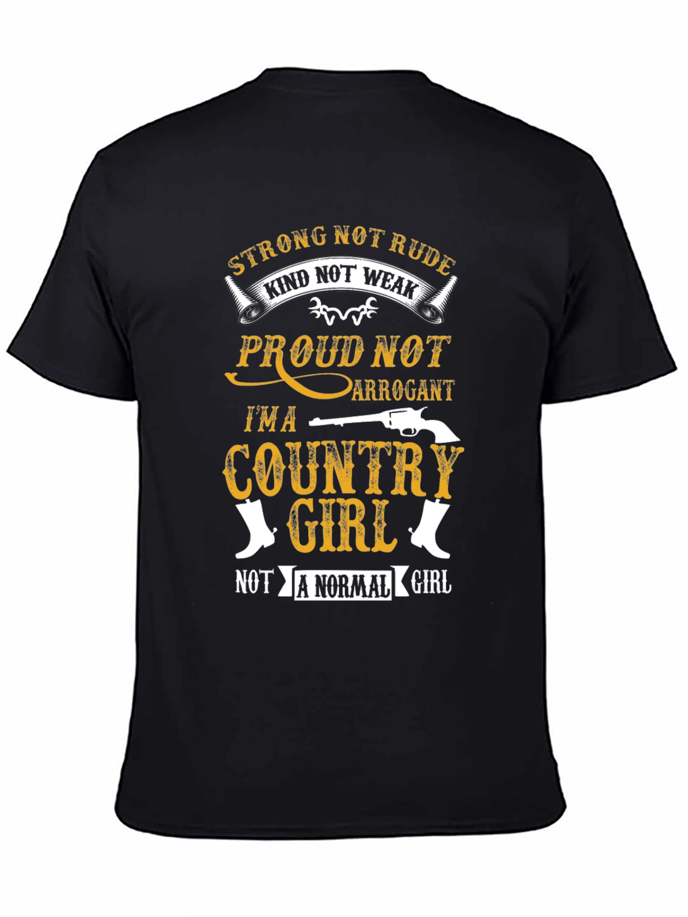 Country Girl Graphic Tee - Strong & Proud!