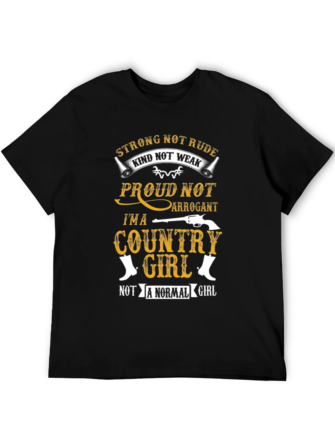 Country Girl Graphic Tee - Strong & Proud!