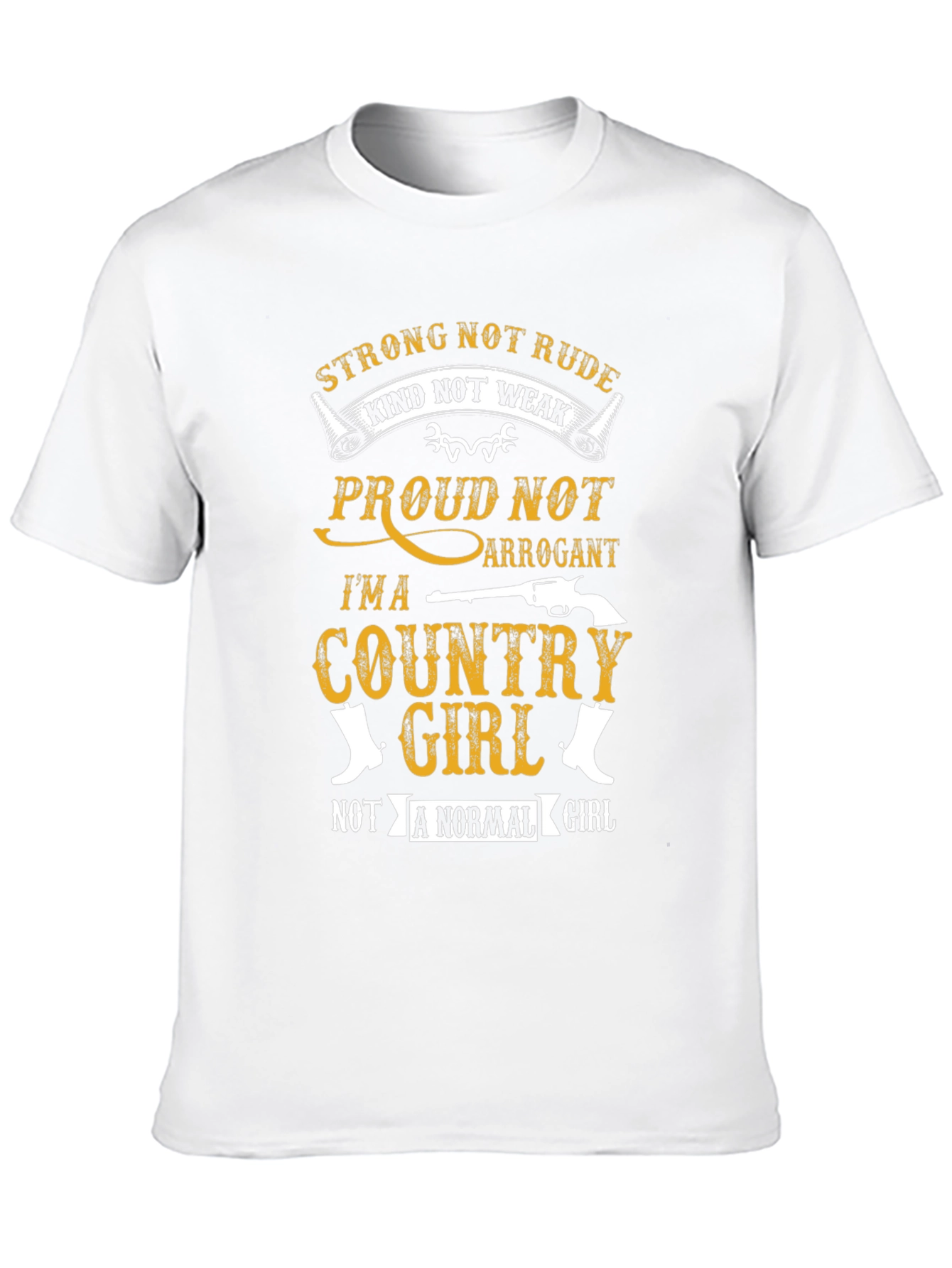 Country Girl Graphic Tee - Strong & Proud!