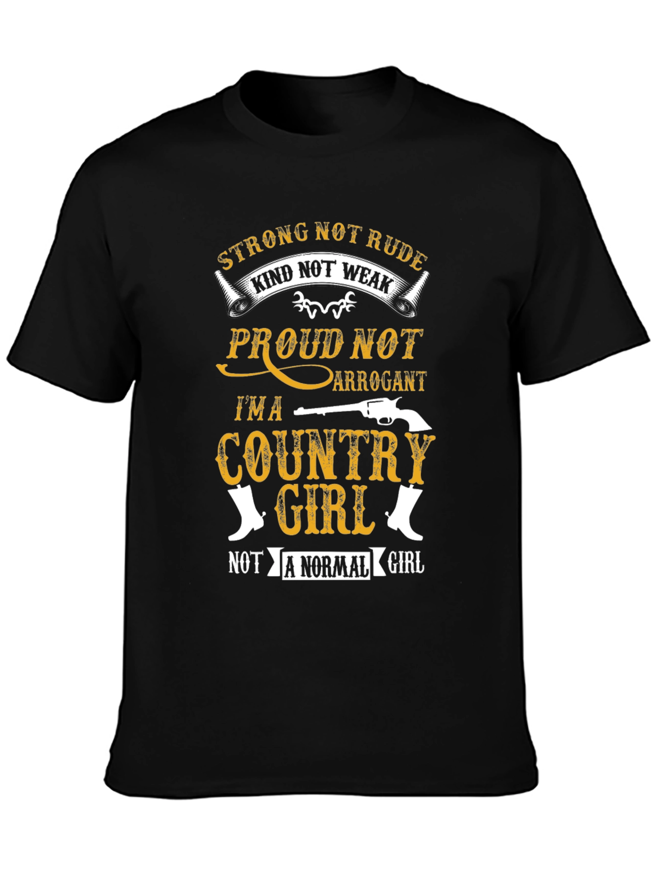 Country Girl Graphic Tee - Strong & Proud!