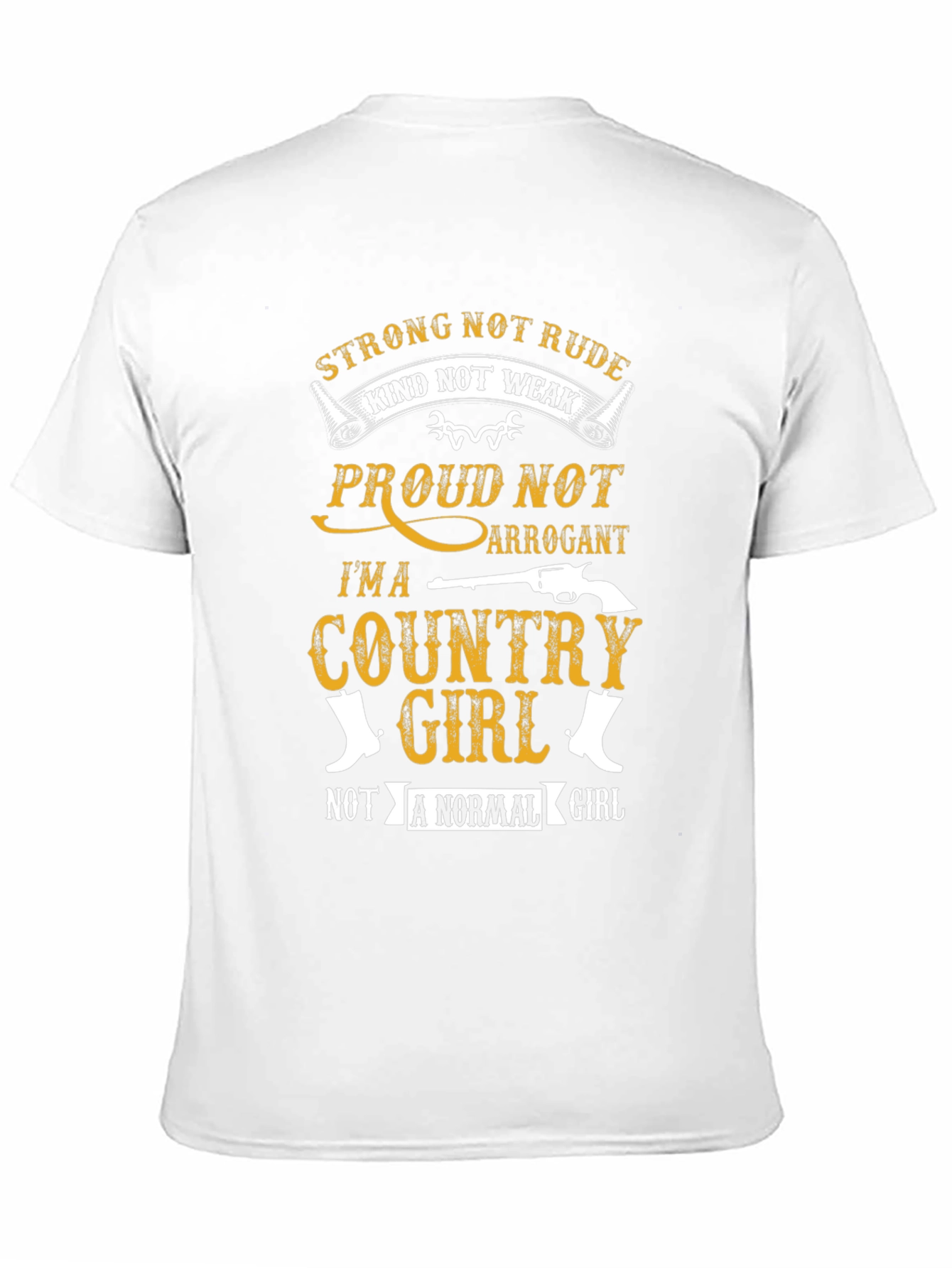 Country Girl Graphic Tee - Strong & Proud!