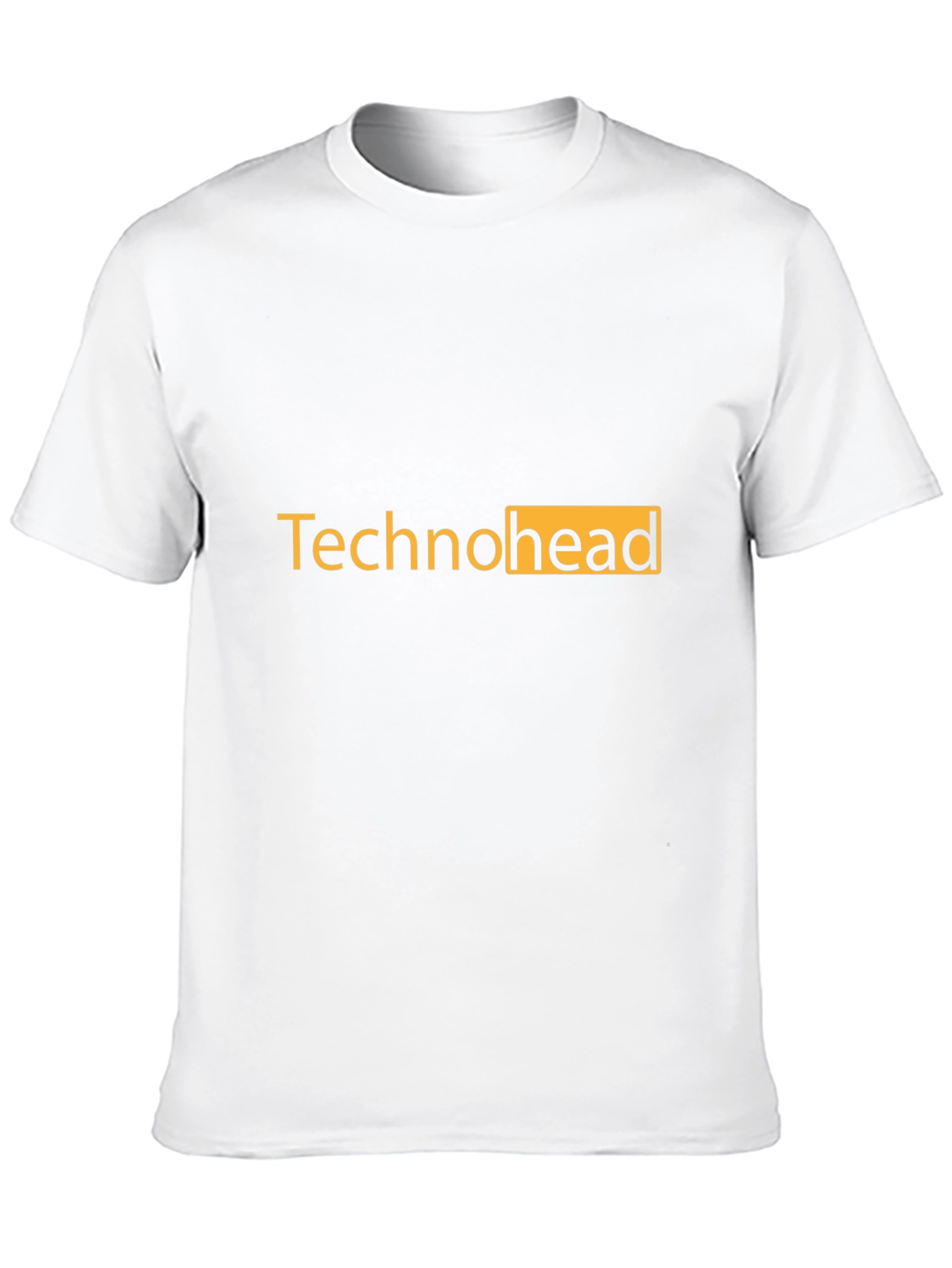 Technohead Black T-Shirt - Unique Design