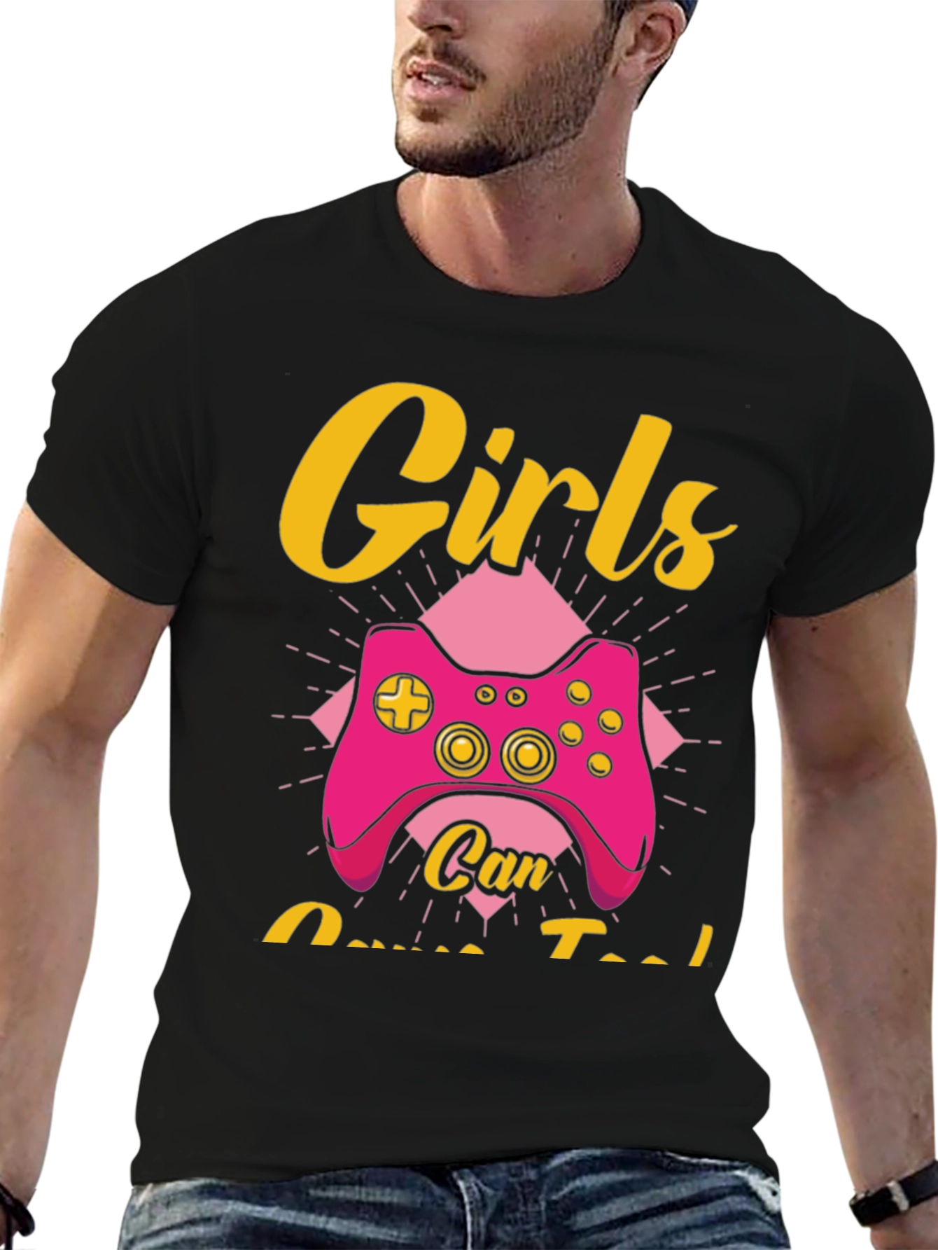 Girls Can Game Too T-Shirt
