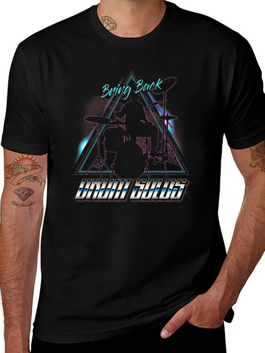 Retro Drum Solos Graphic T-Shirt