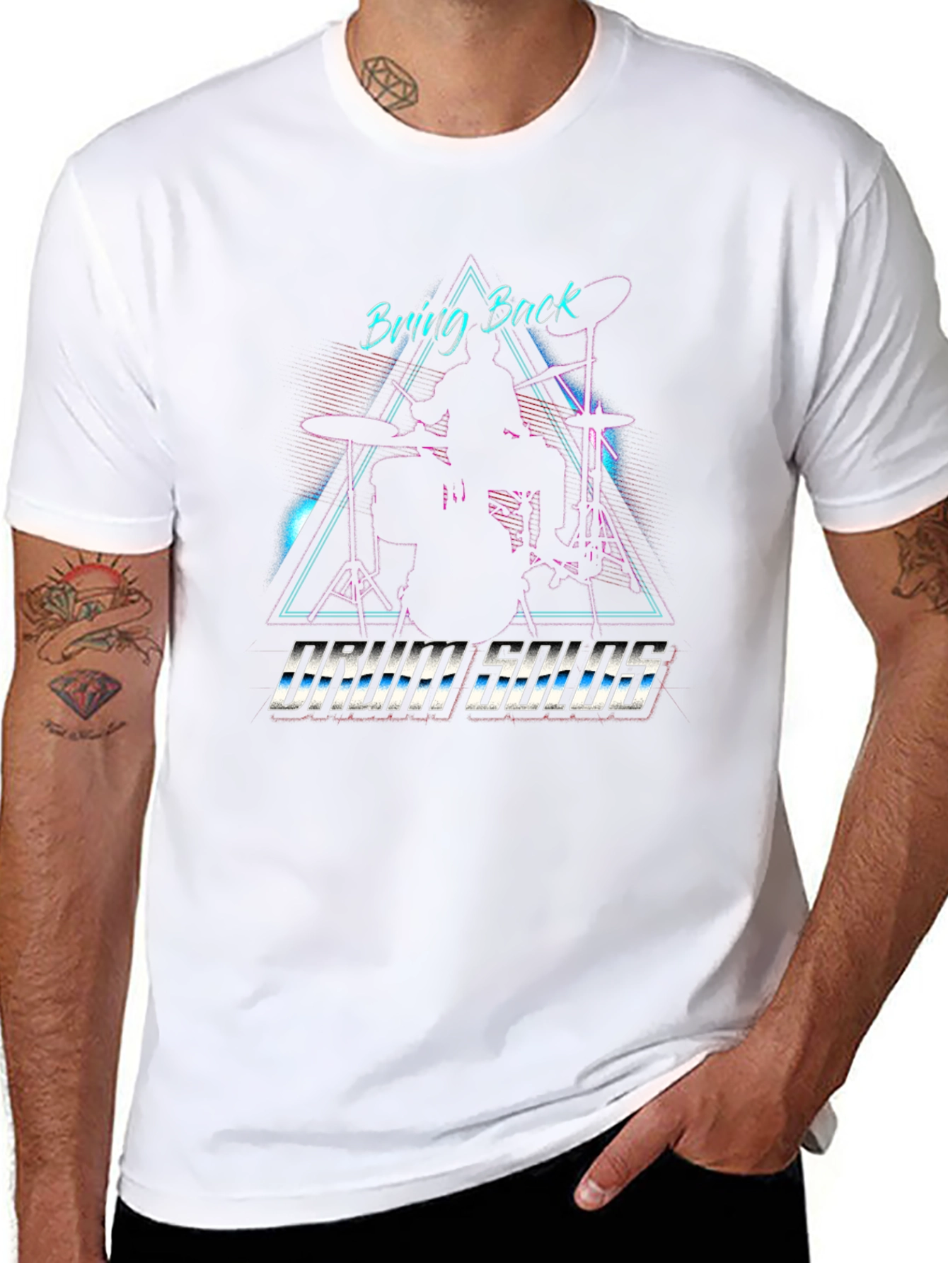 Retro Drum Solos Graphic T-Shirt