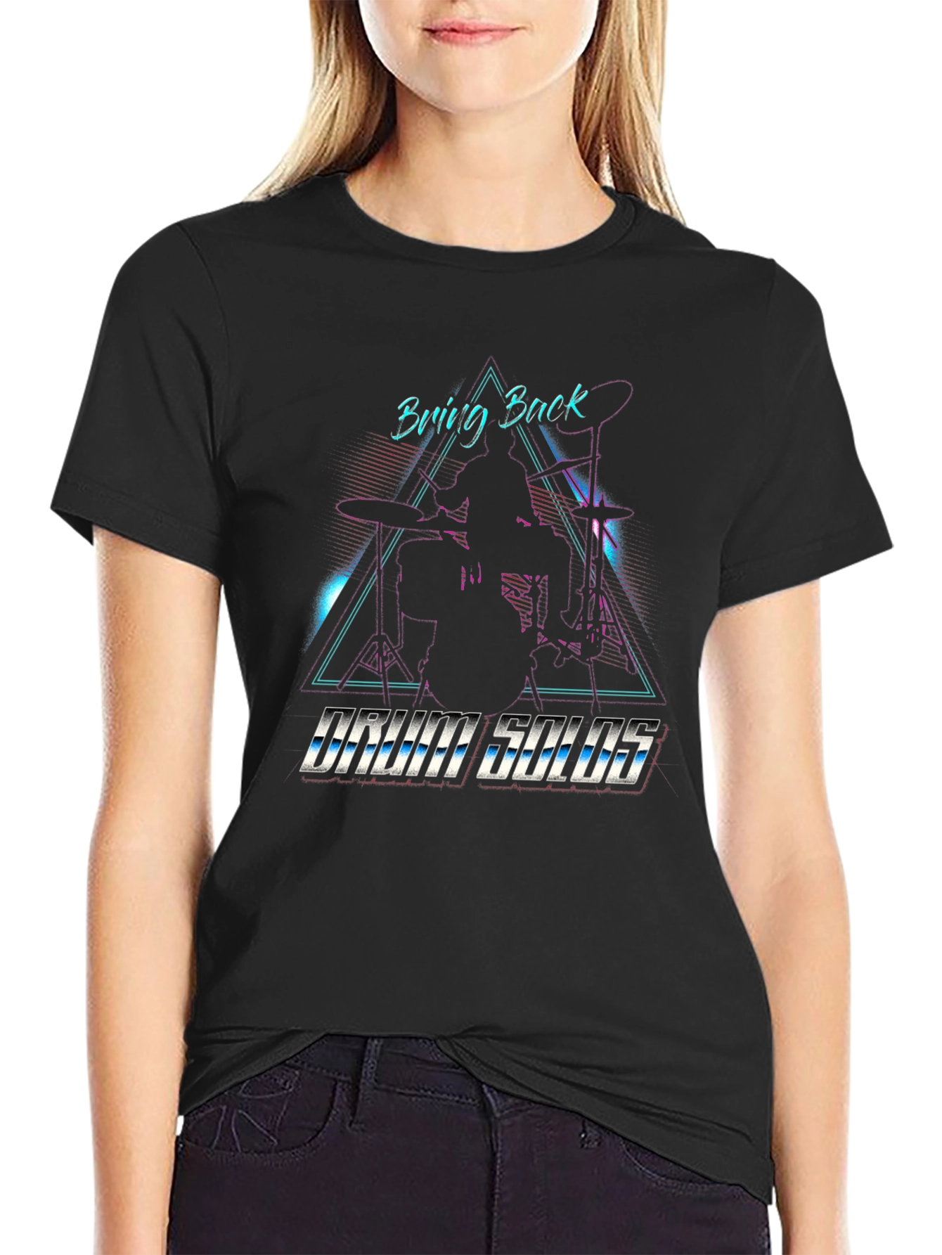 Retro Drum Solos Graphic T-Shirt