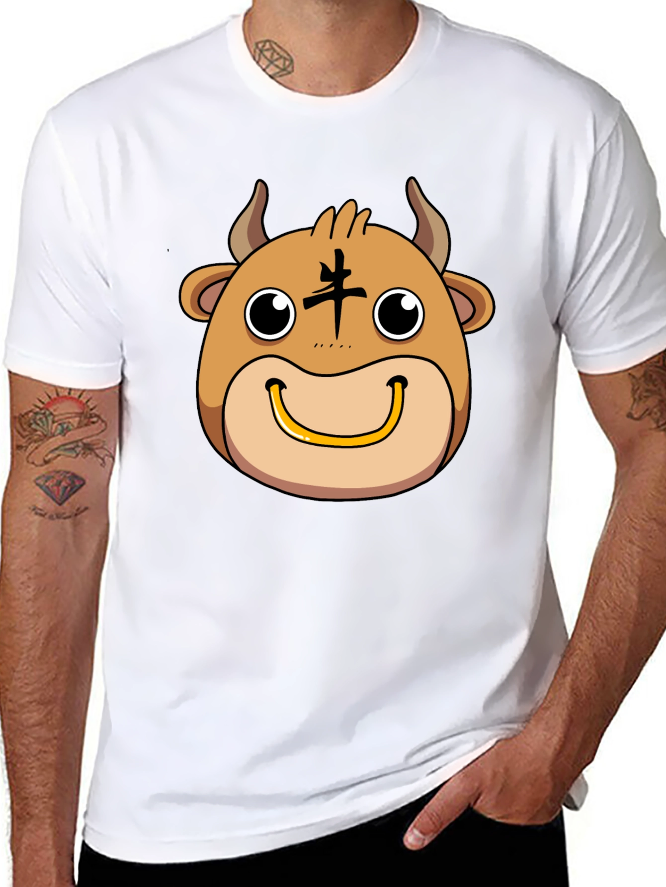 Year of the Ox Graphic Tee - Black Cotton