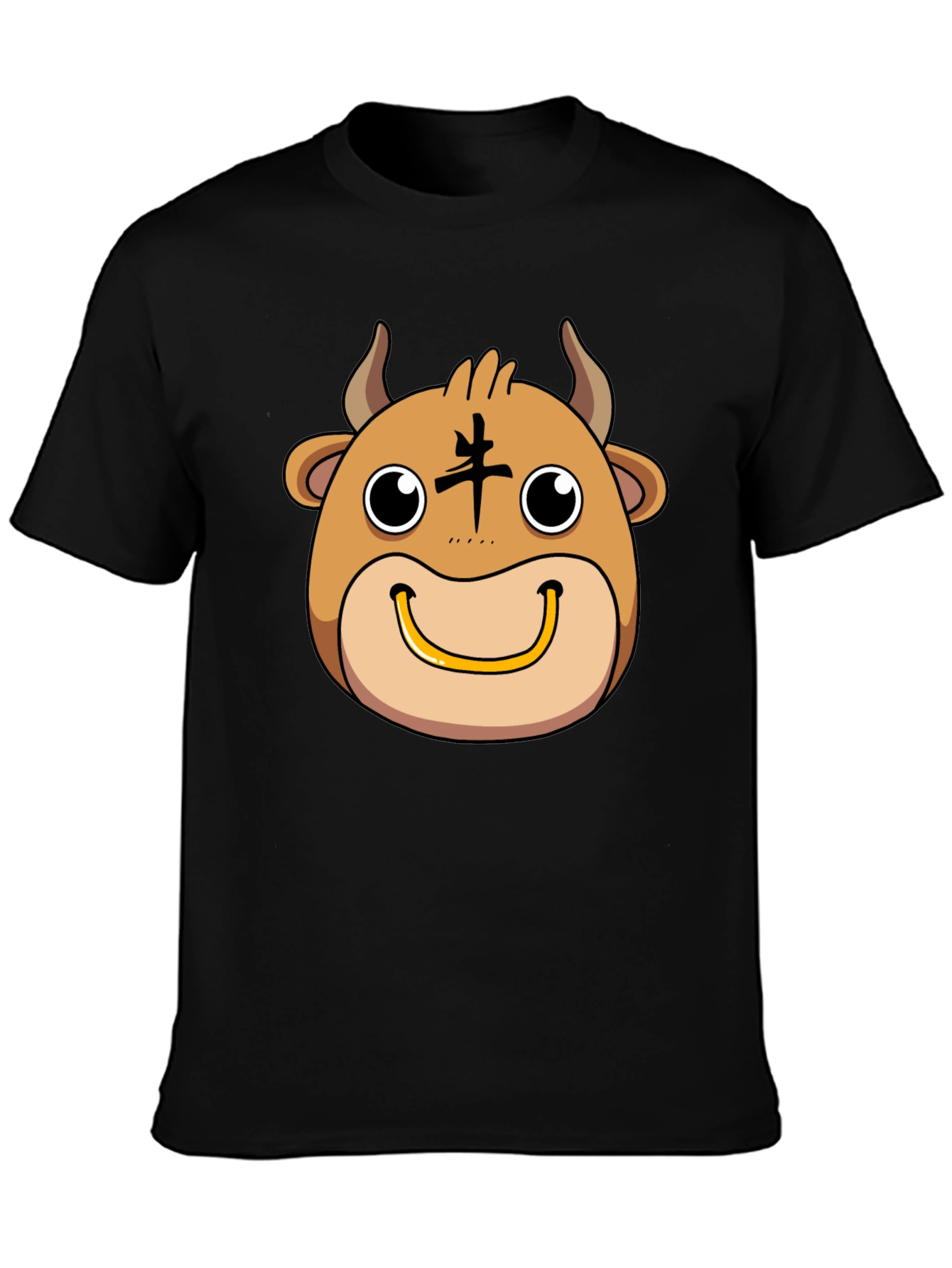 Year of the Ox Graphic Tee - Black Cotton