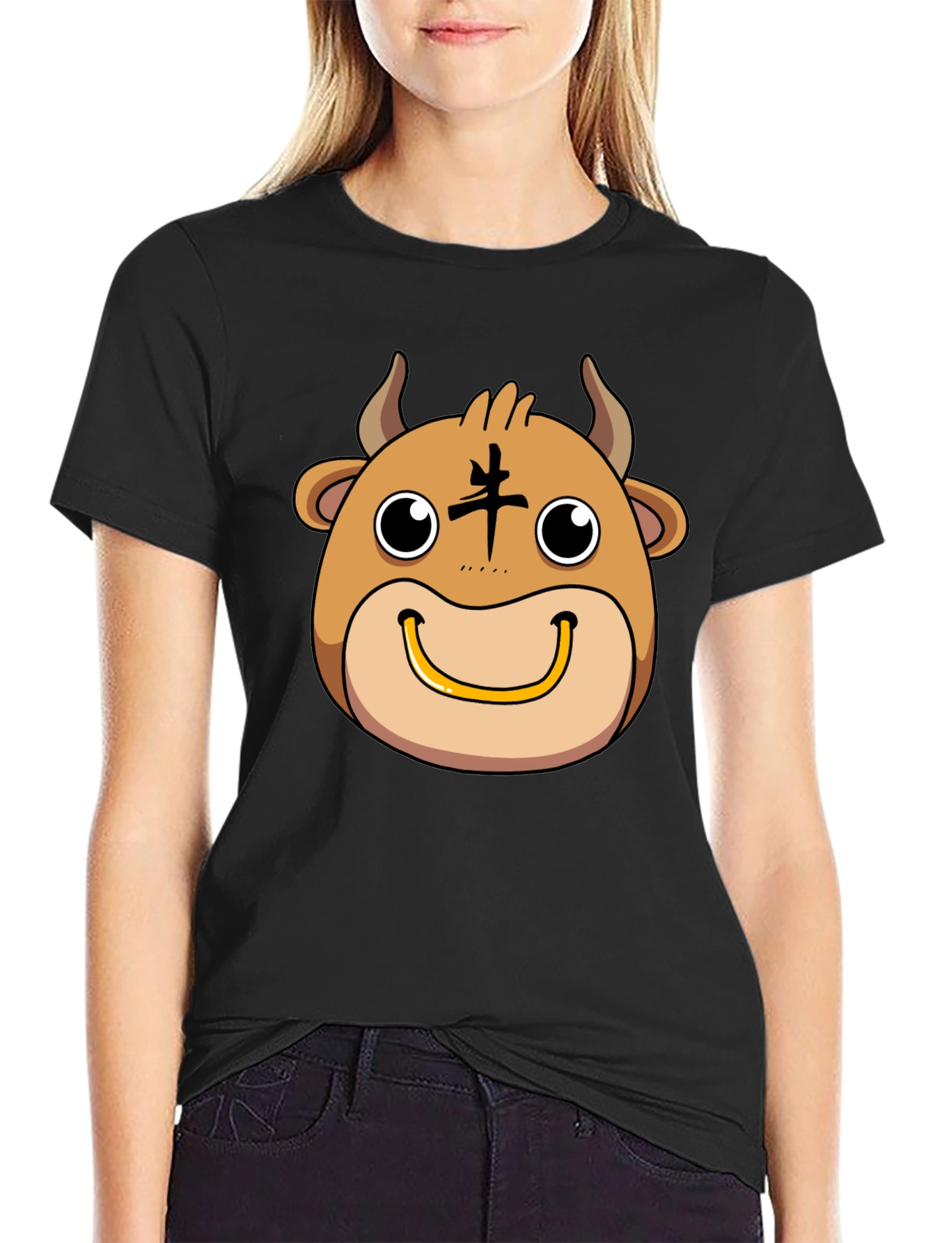 Year of the Ox Graphic Tee - Black Cotton