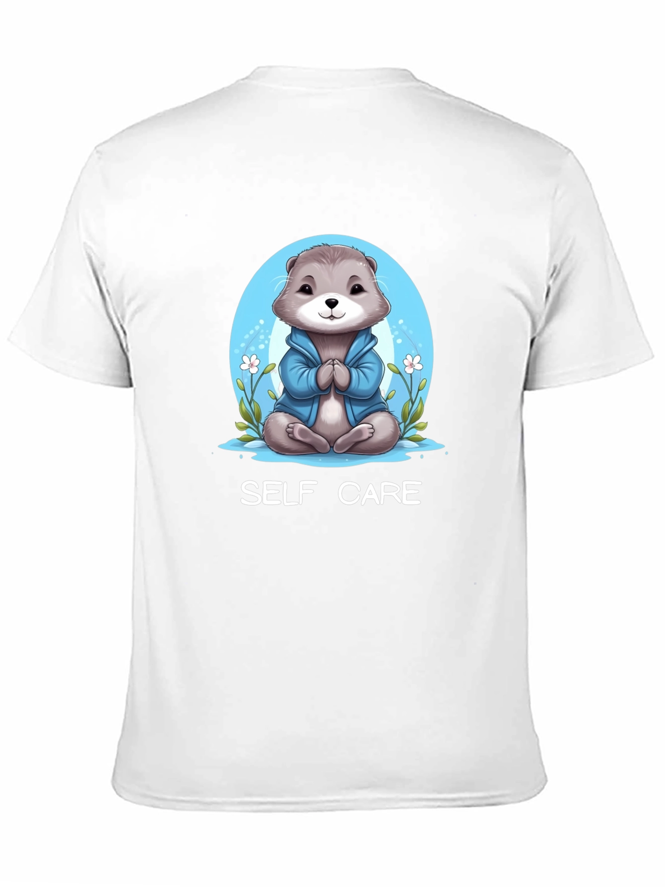 Self Care Otter Graphic Tee - Relax & Recharge